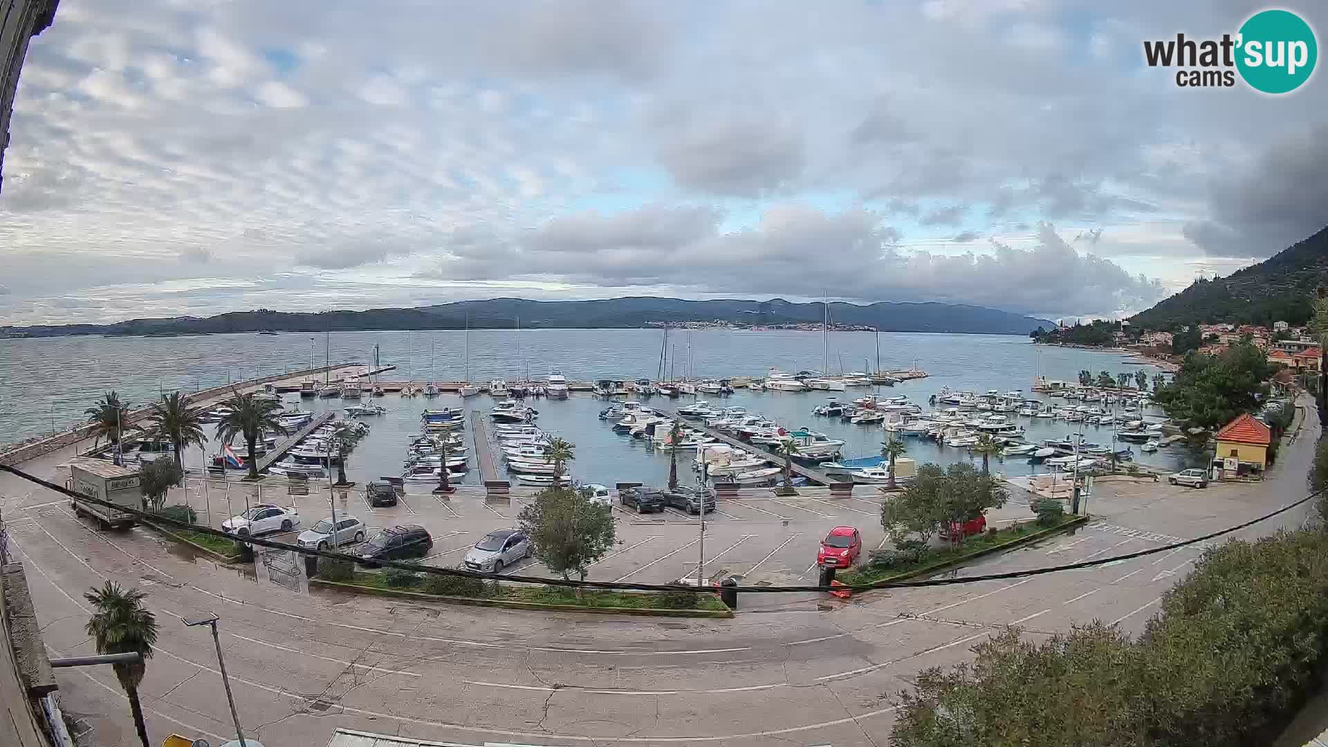 Webcam Orebić Riva – Ferry vers Korčula en direct