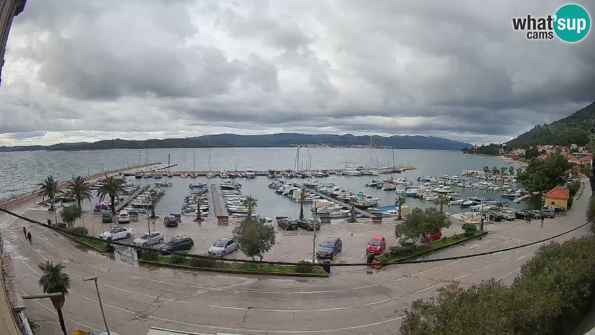 Webcam Orebić Riva – Ferry vers Korčula en direct
