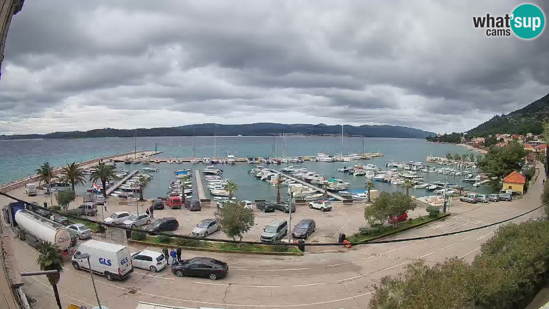 Webcam Orebić Riva – Ferry vers Korčula en direct