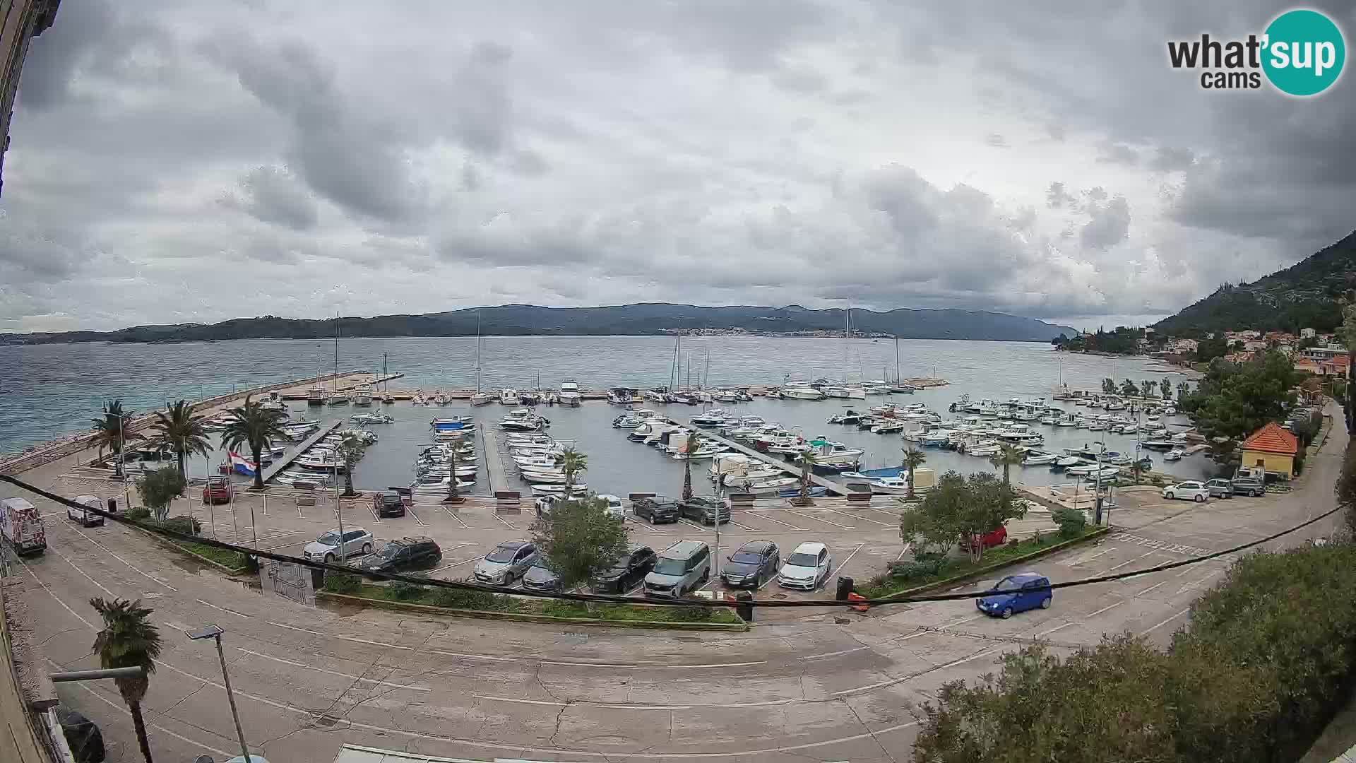 Webcam Orebić Riva – Ferry vers Korčula en direct