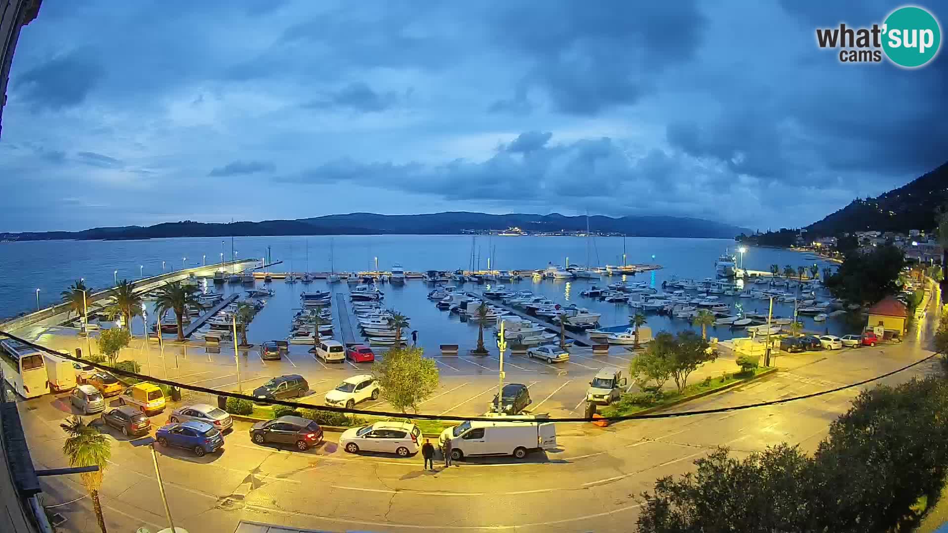 Webcam Orebić Riva – Ferry vers Korčula en direct