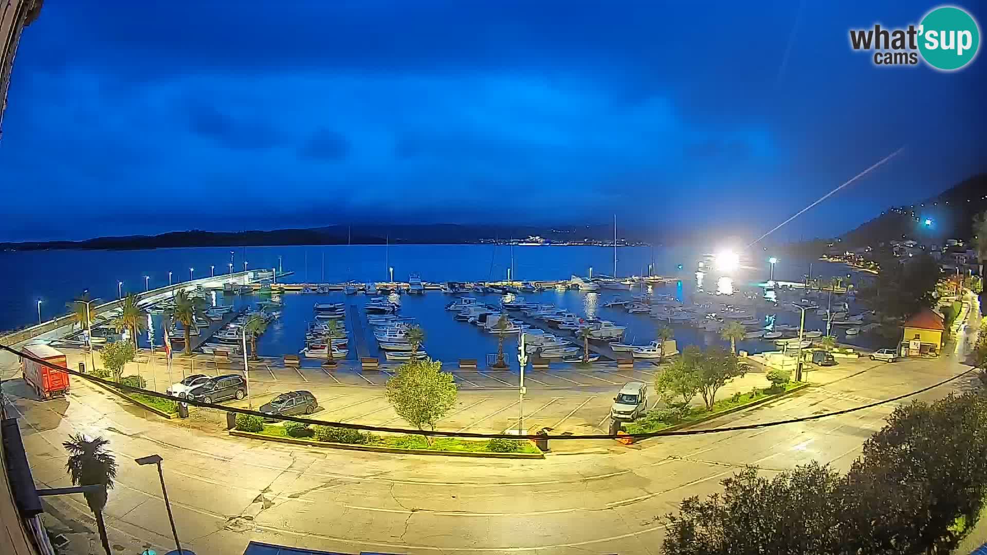 Webcam Orebić Uferpromenade – Fähre nach Korčula Live