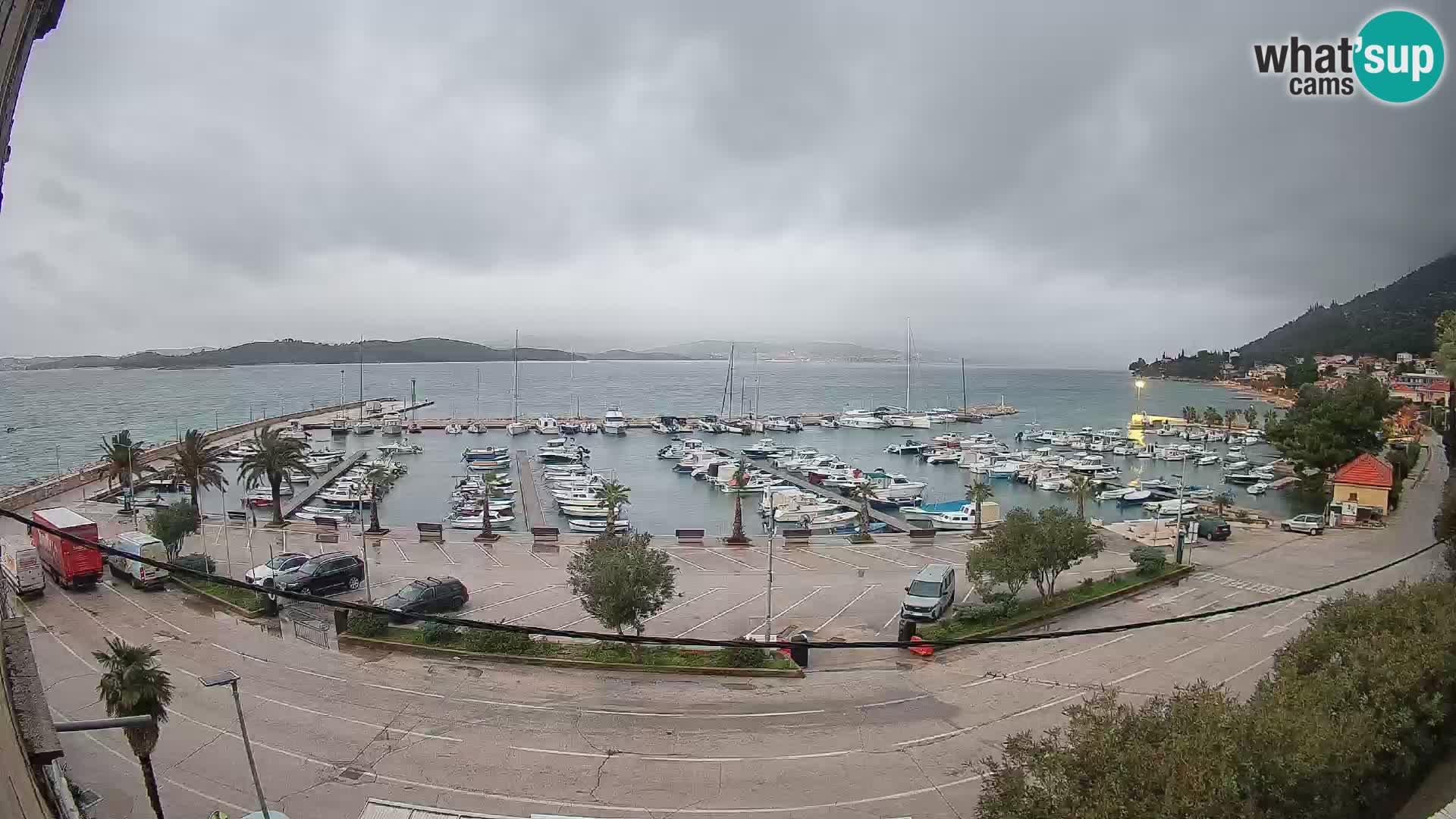 Webcam Orebić Riva – Ferry to Korčula Live