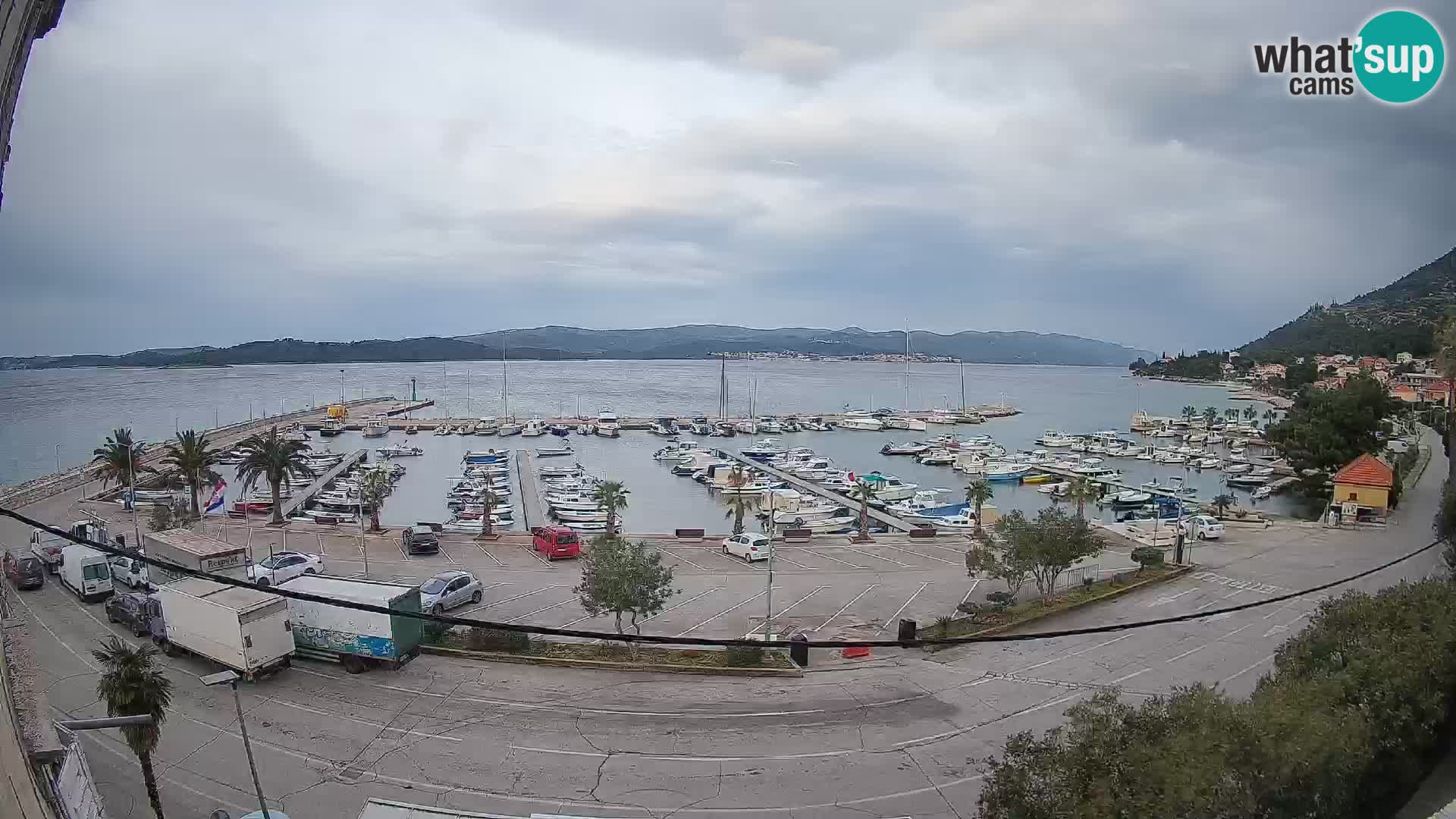 Webcam Orebić Riva – Ferry to Korčula Live