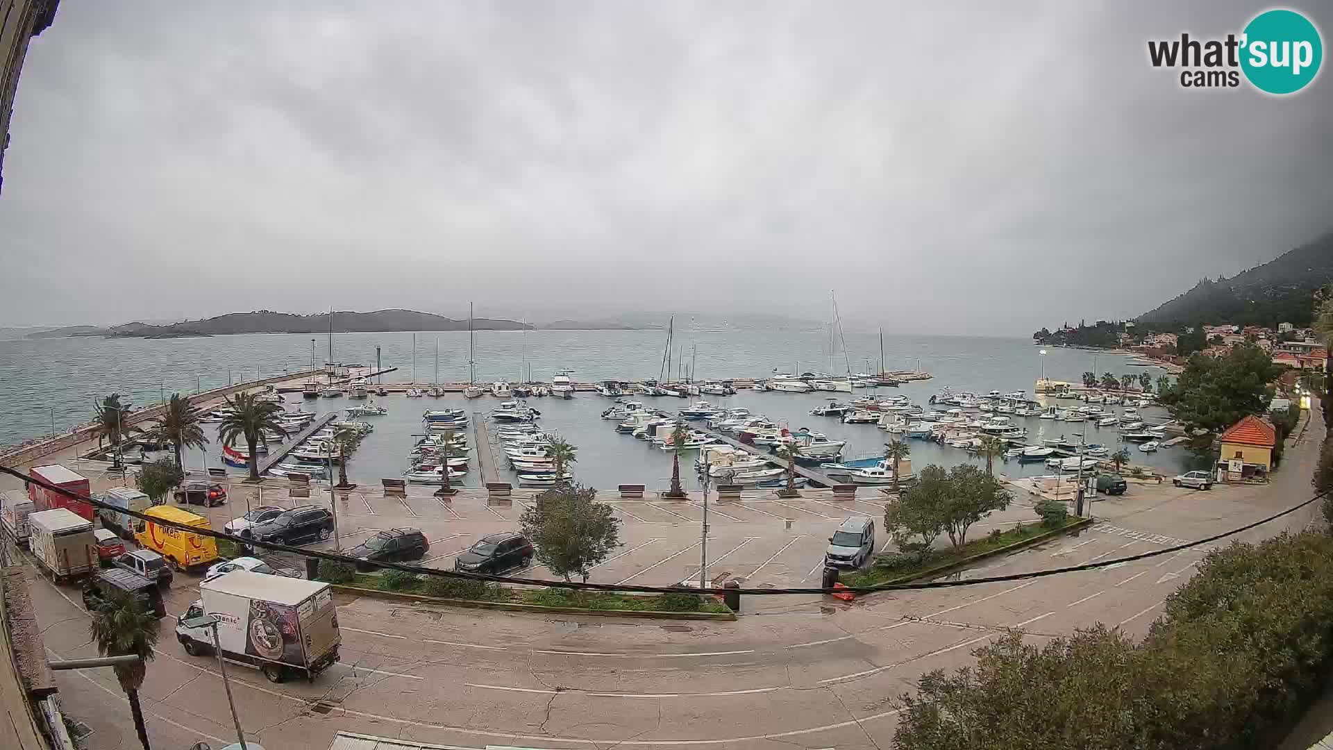Webcam Orebić Riva – Ferry vers Korčula en direct