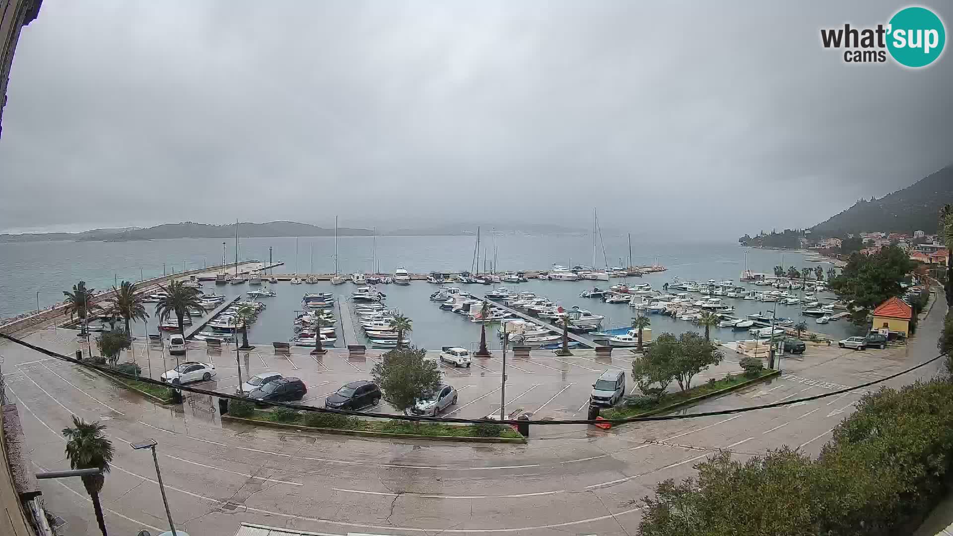 Webcam Orebić Riva – Ferry to Korčula Live