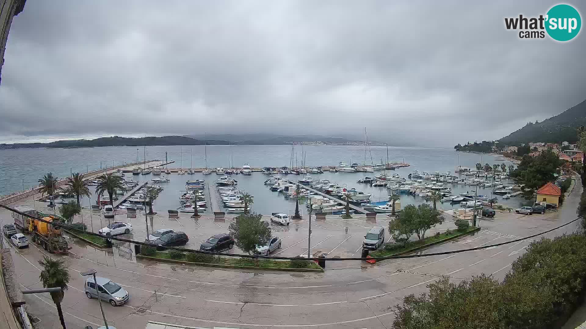 Webcam Orebić Riva – Ferry vers Korčula en direct