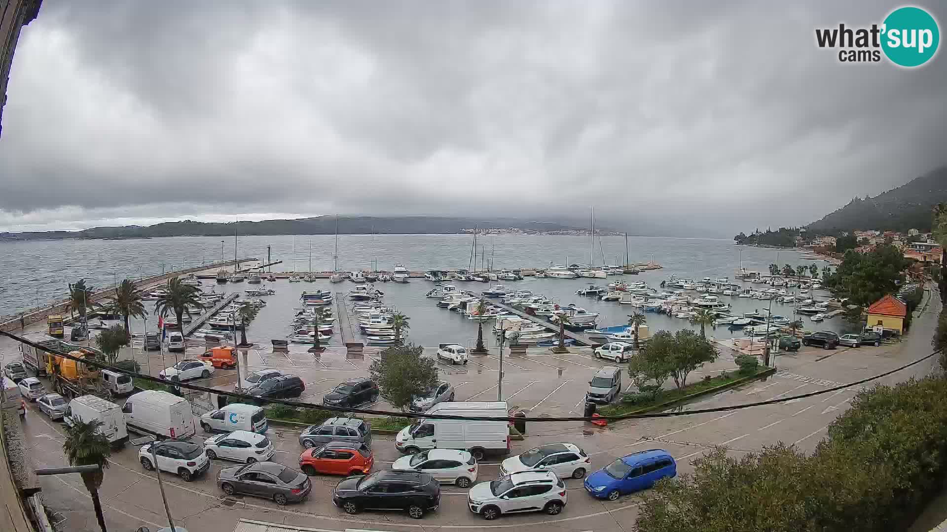 Webcam Orebić Riva – Ferry a Korčula en vivo