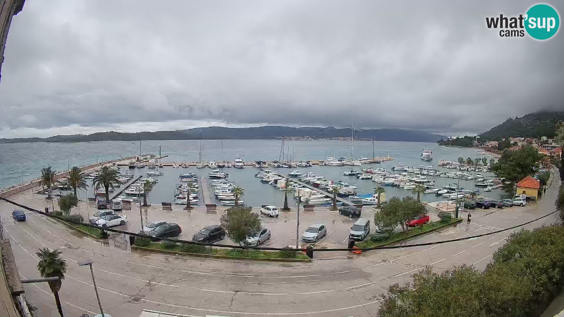 Webcam Orebić Riva – Ferry to Korčula Live