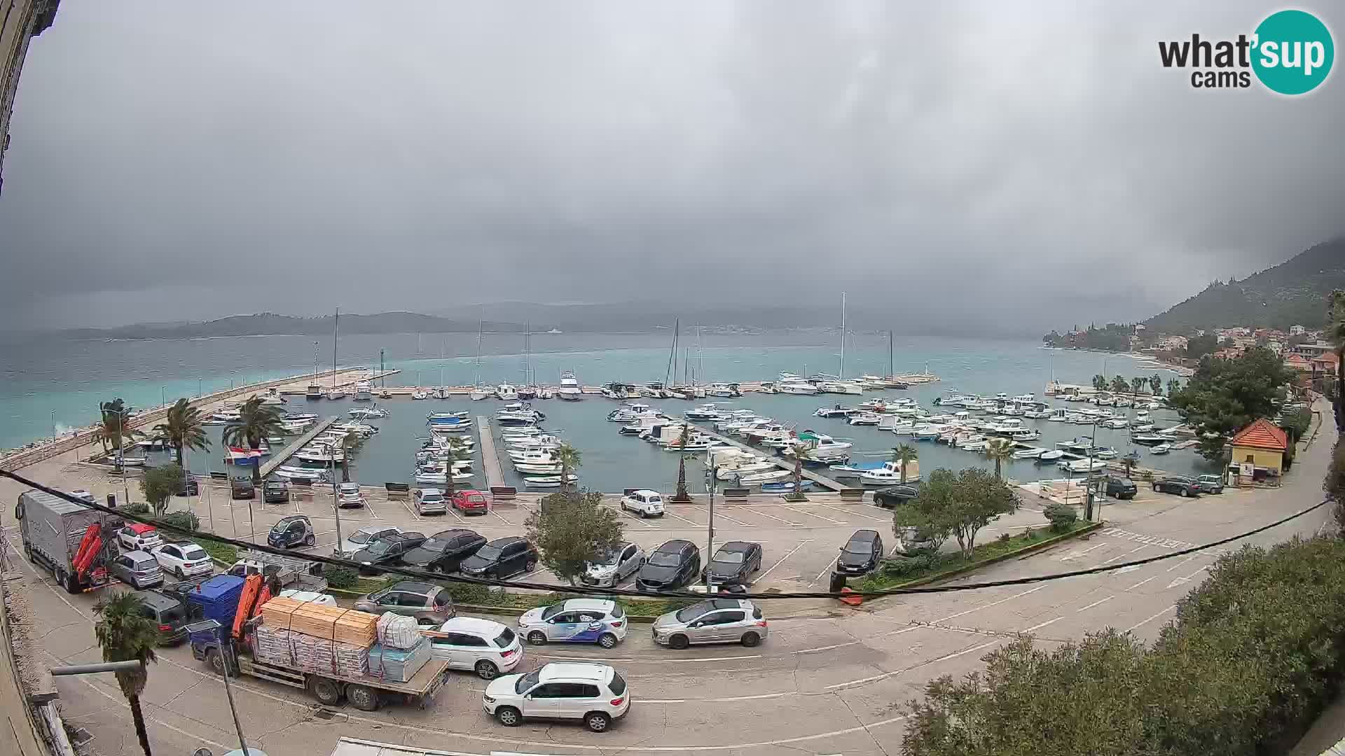 Webcam Orebić Riva – Ferry to Korčula Live