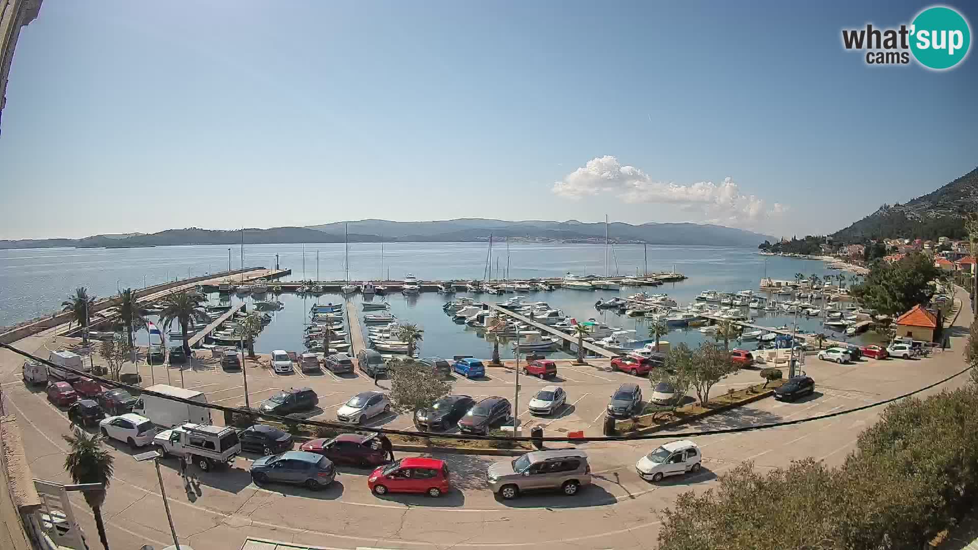 Webcam Orebić Riva – Ferry a Korčula en vivo