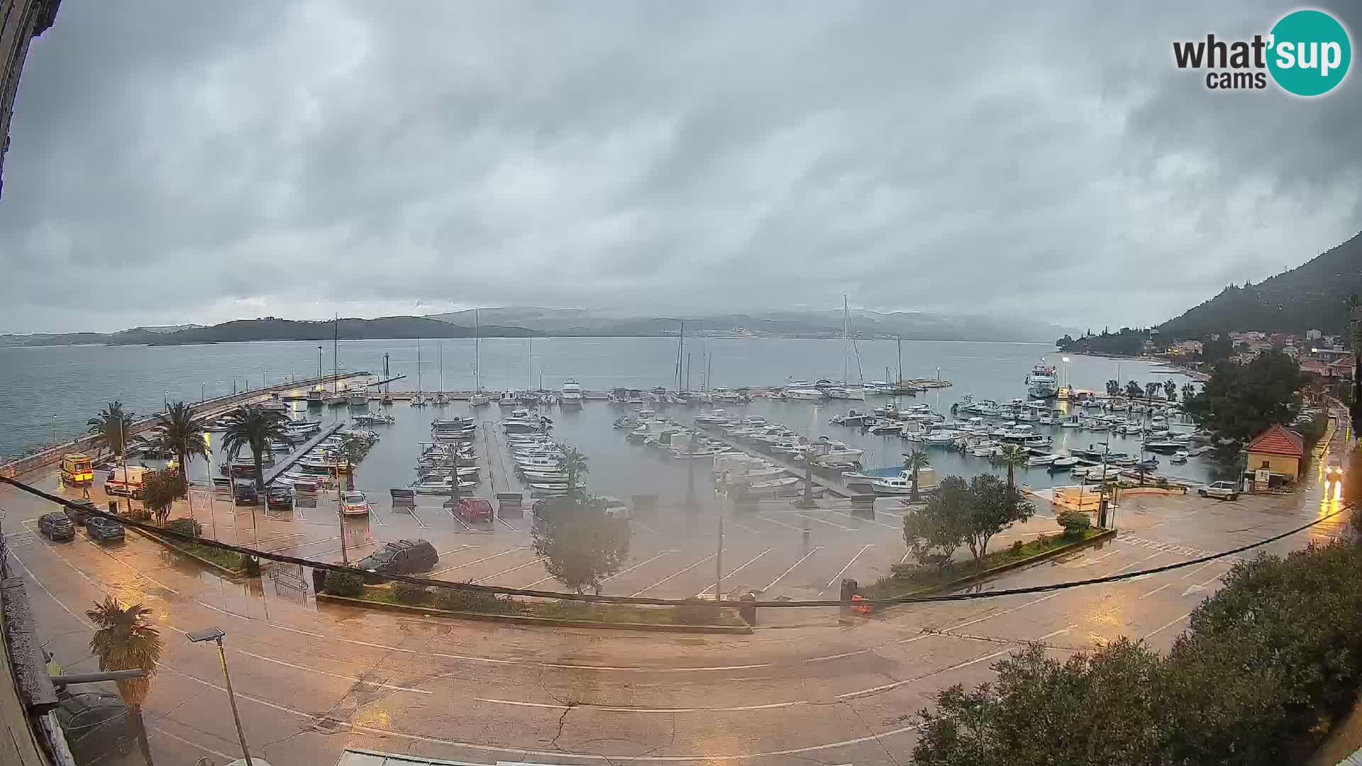 Webcam Orebić Riva – Ferry to Korčula Live