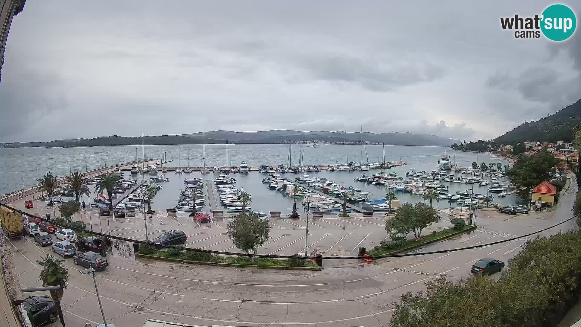 Webcam Orebić Riva – Ferry to Korčula Live