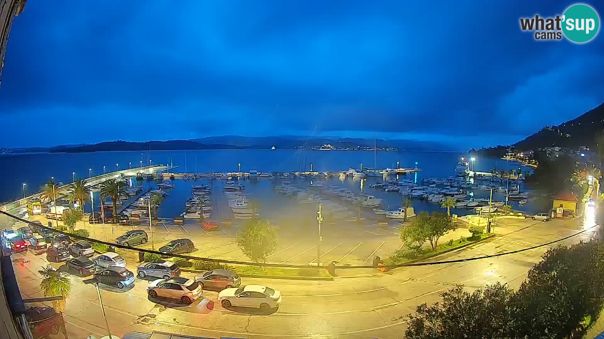 Webcam Orebić Uferpromenade – Fähre nach Korčula Live