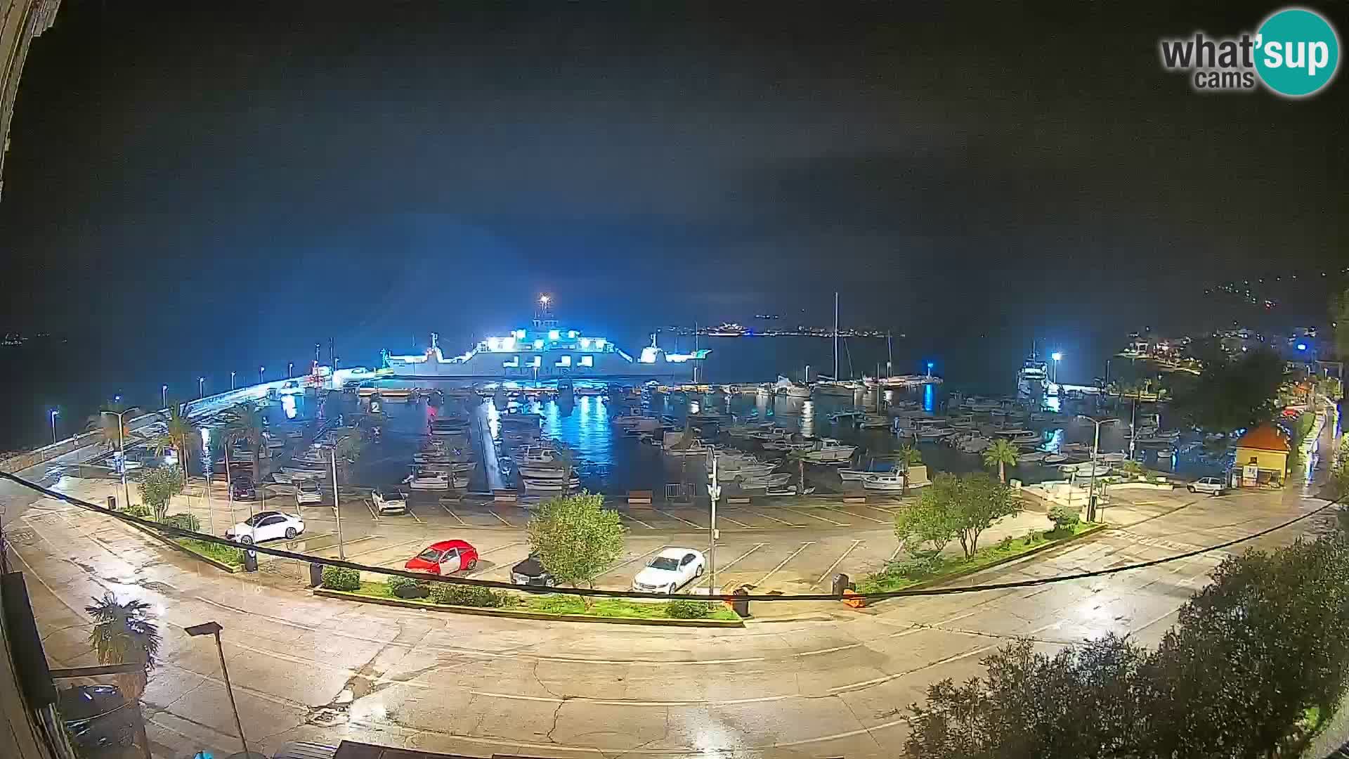 Webcam Orebić Riva – Ferry vers Korčula en direct