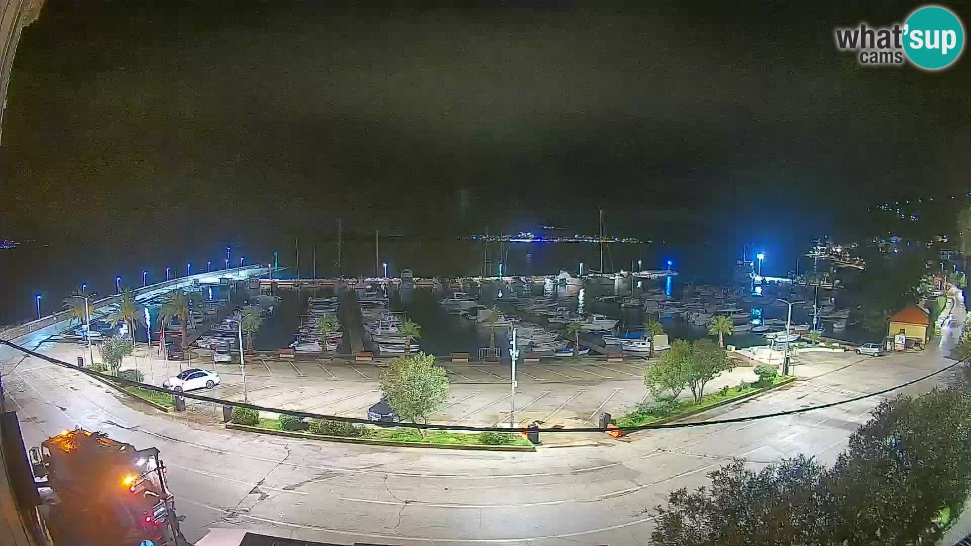 Spletna kamera Orebić Riva – Trajekt za Korčulo v živo