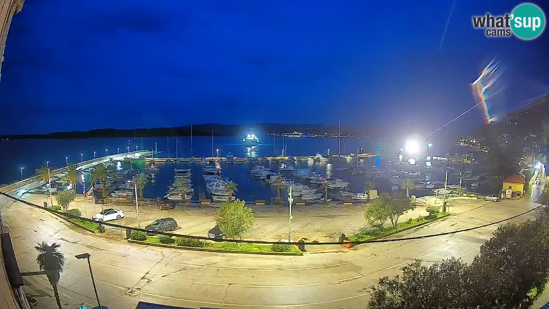 Webcam Orebić Riva – Ferry a Korčula en vivo