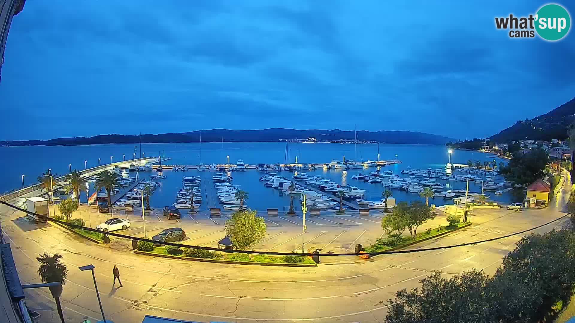 Webcam Orebić Uferpromenade – Fähre nach Korčula Live