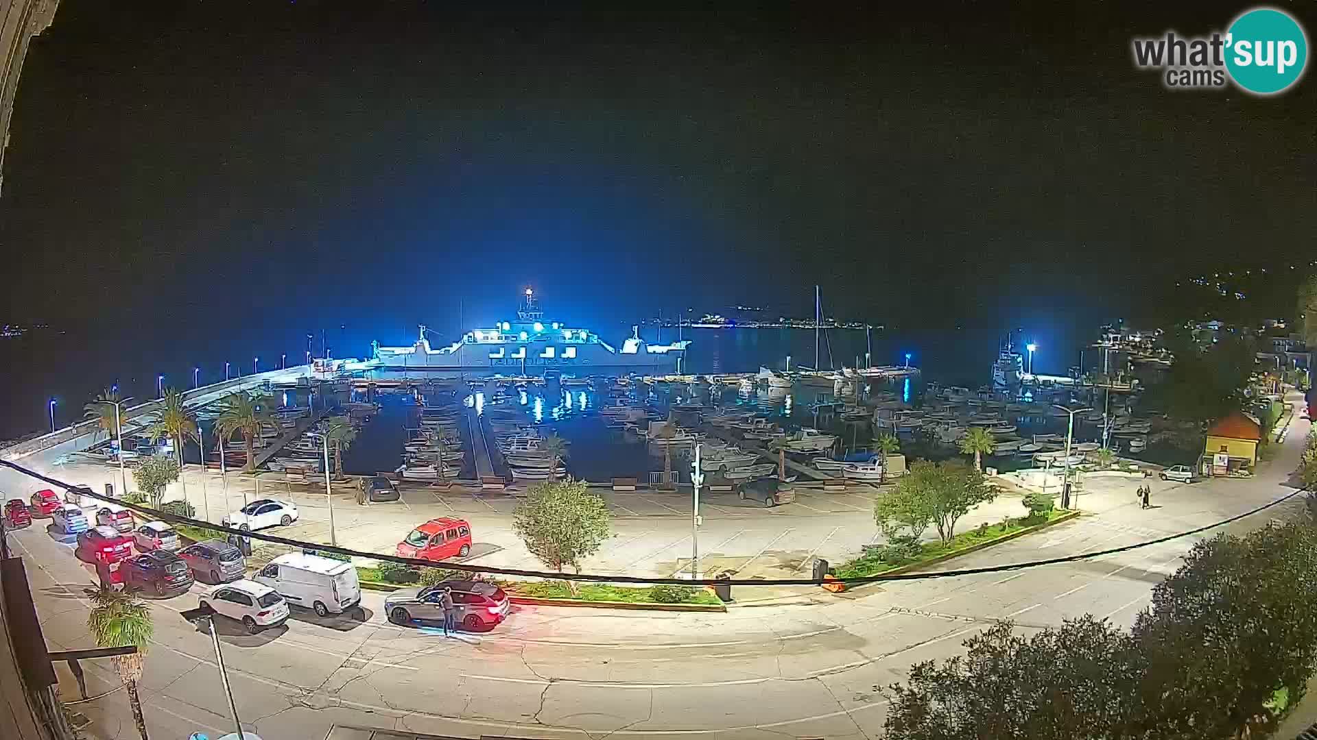 Webcam Orebić Riva – Ferry vers Korčula en direct