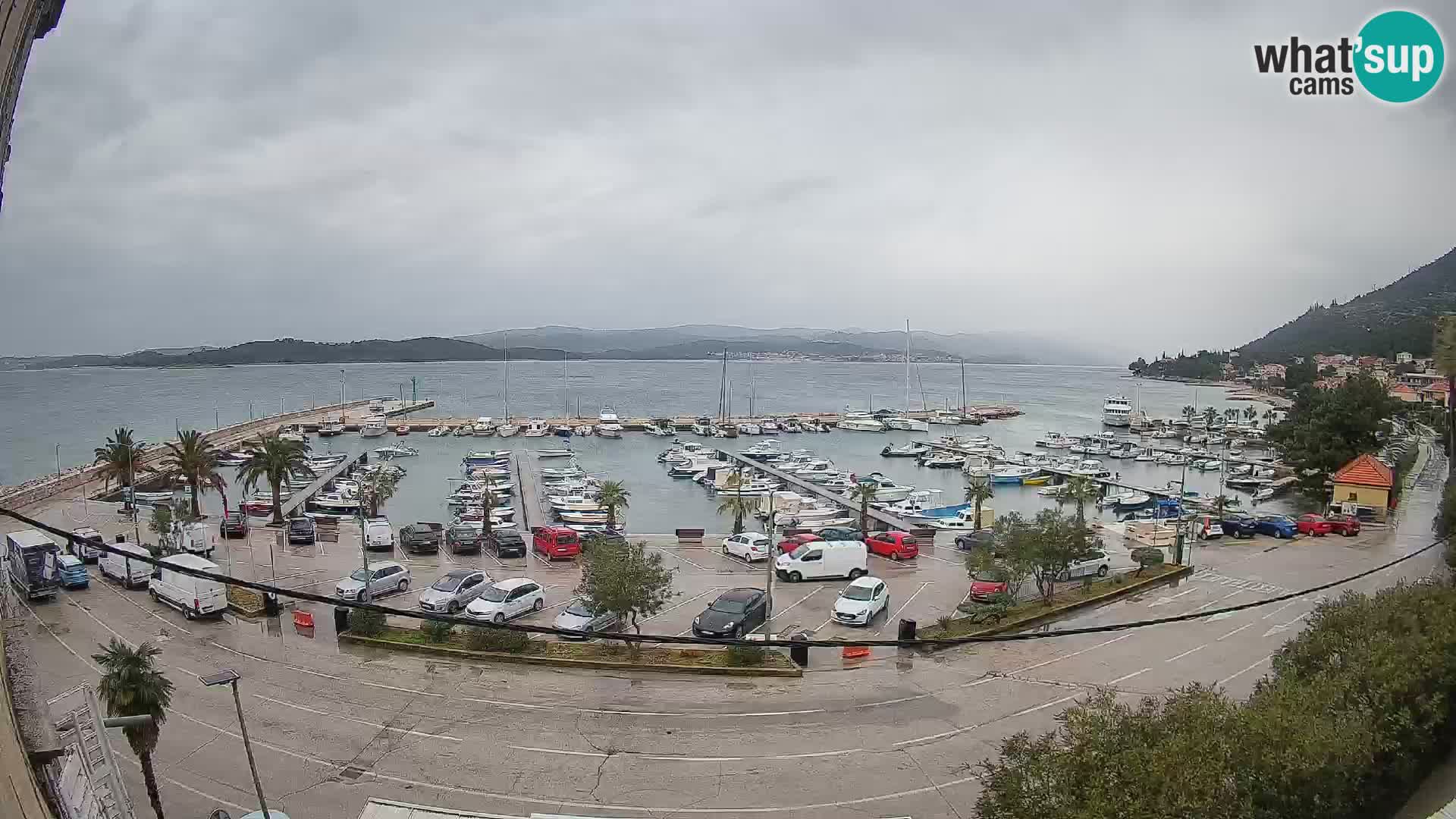 Webcam Orebić Riva – Ferry to Korčula Live