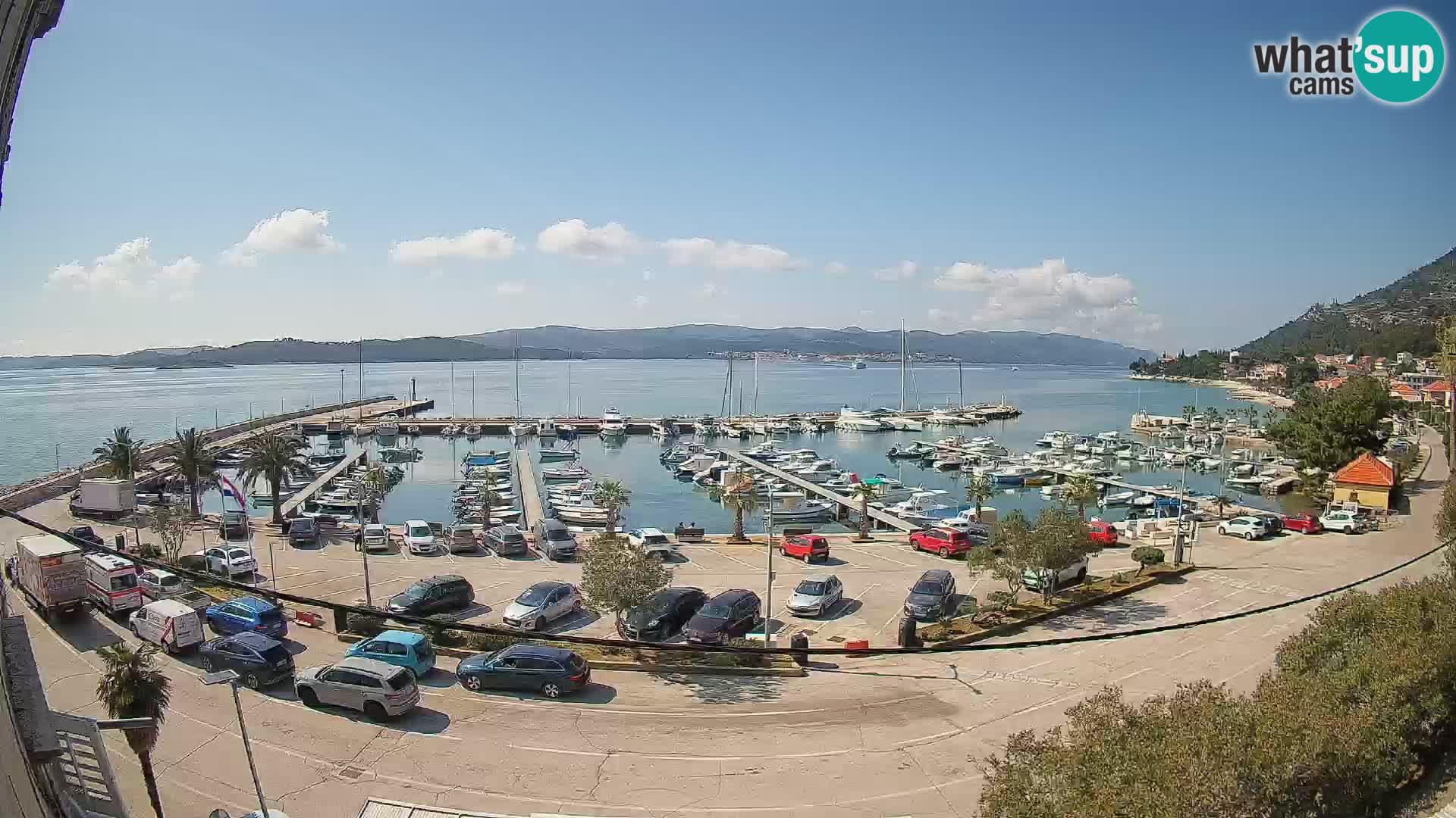 Webcam Orebić Riva – Ferry a Korčula en vivo