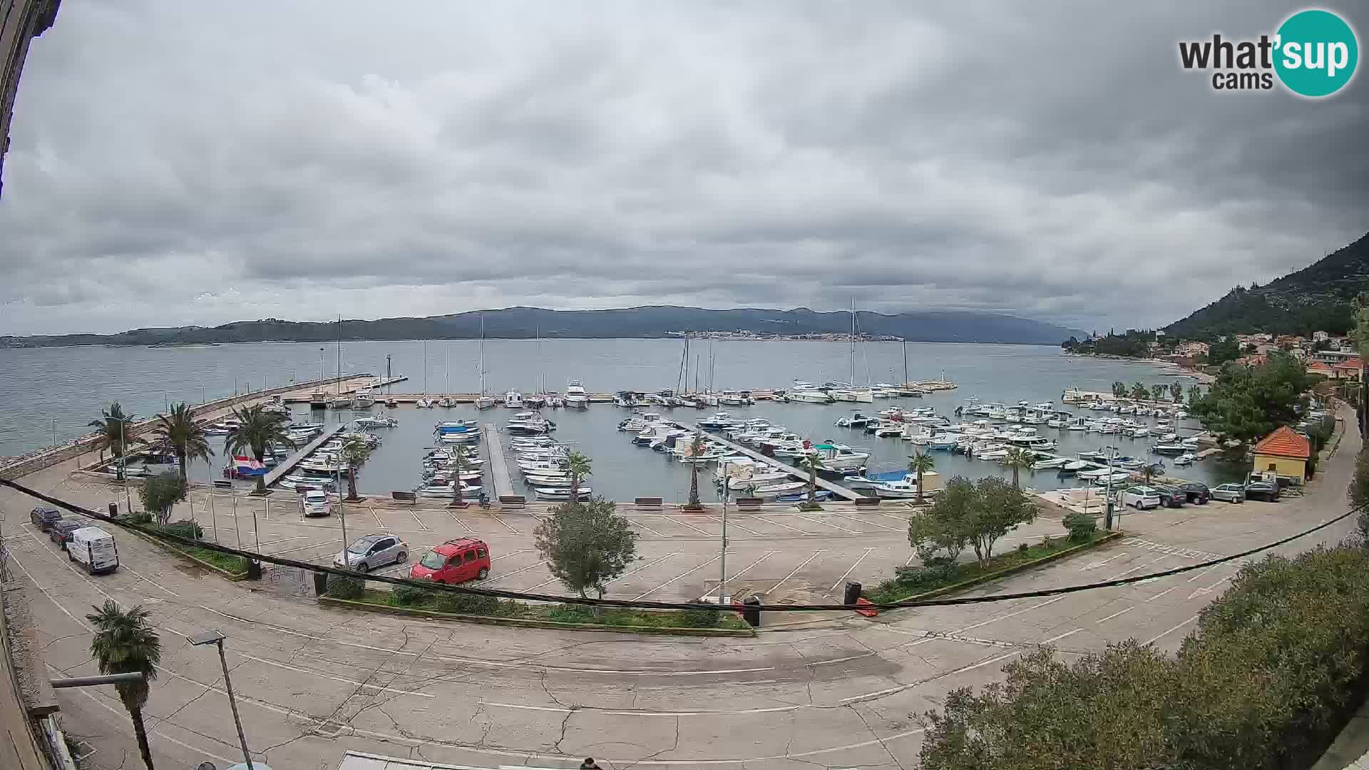 Web kamera Orebić Riva – Trajekt za Korčulu uživo