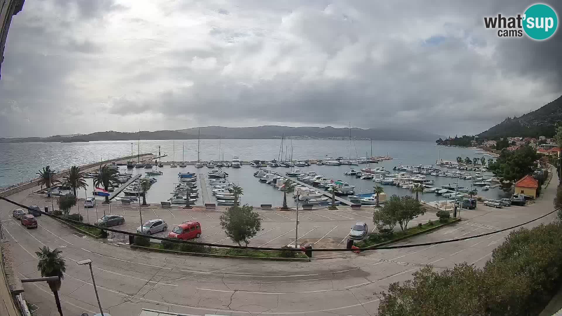 Webcam Orebić Riva – Ferry a Korčula en vivo