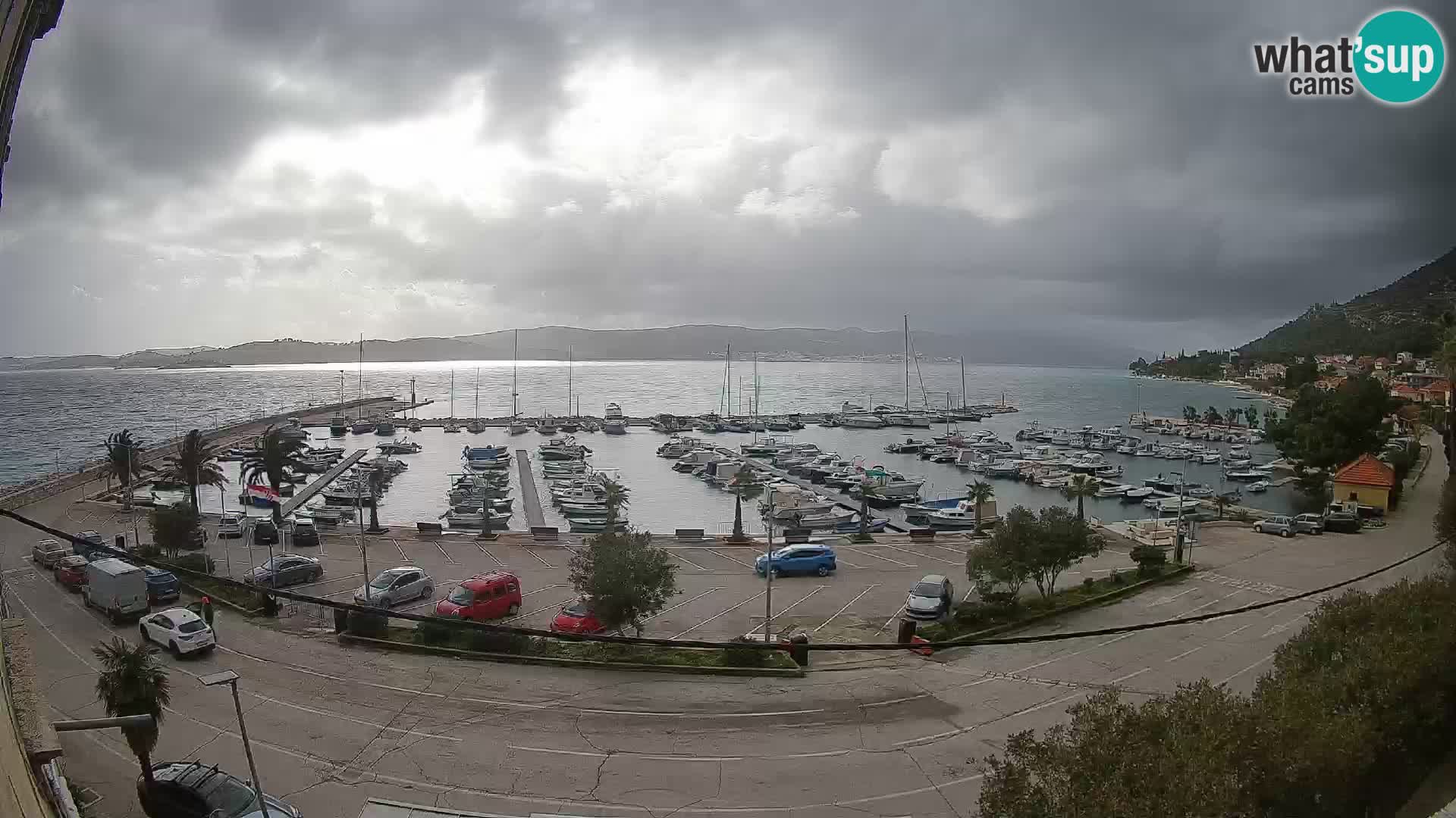 Webcam Orebić Riva – Ferry vers Korčula en direct