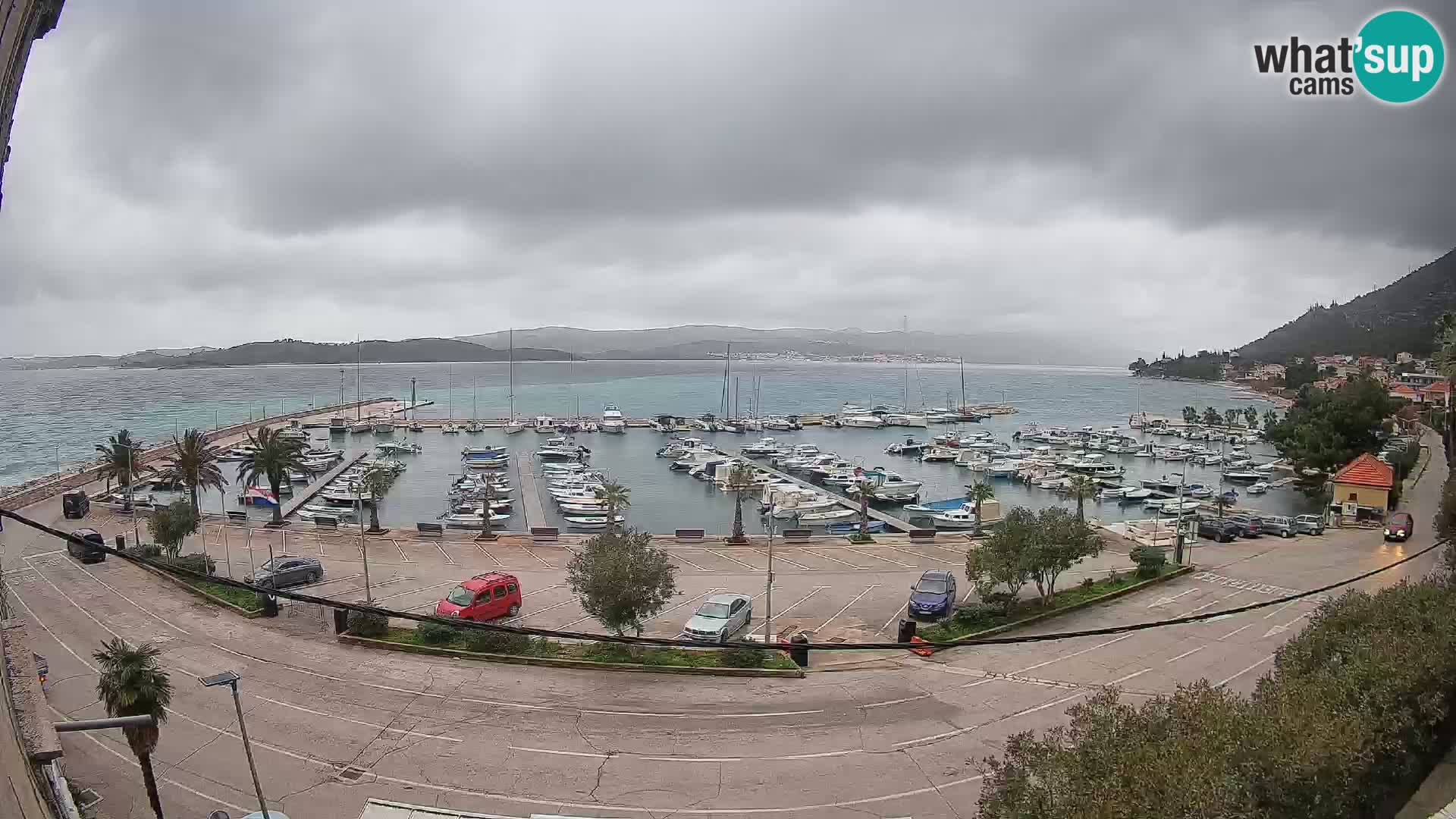 Webcam Orebić Riva – Ferry to Korčula Live
