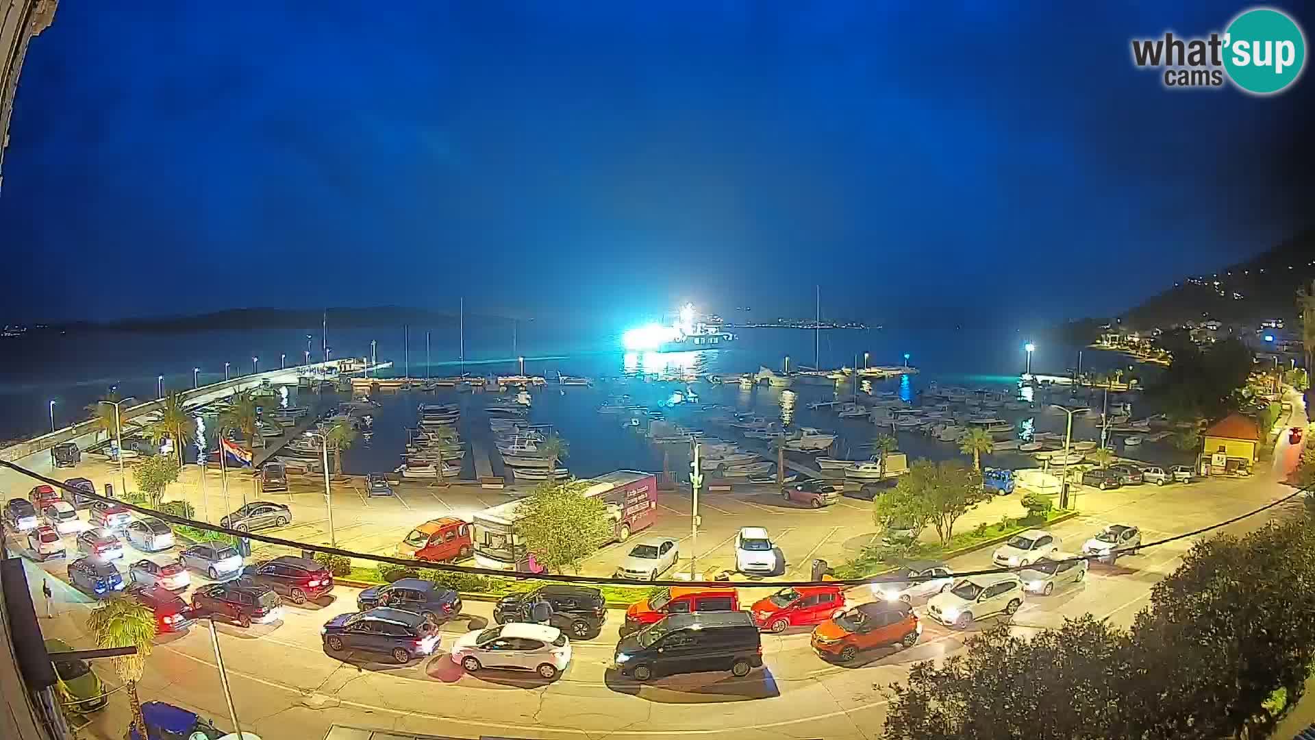 Webcam Orebić Riva – Ferry to Korčula Live