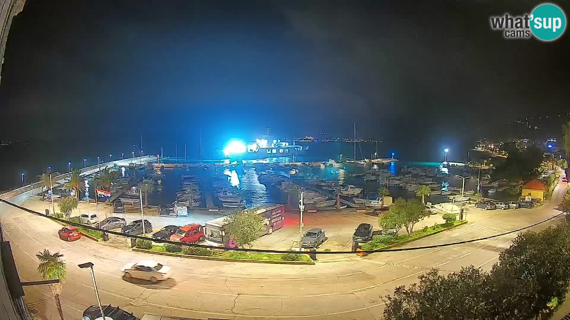 Webcam Orebić Riva – Ferry a Korčula en vivo