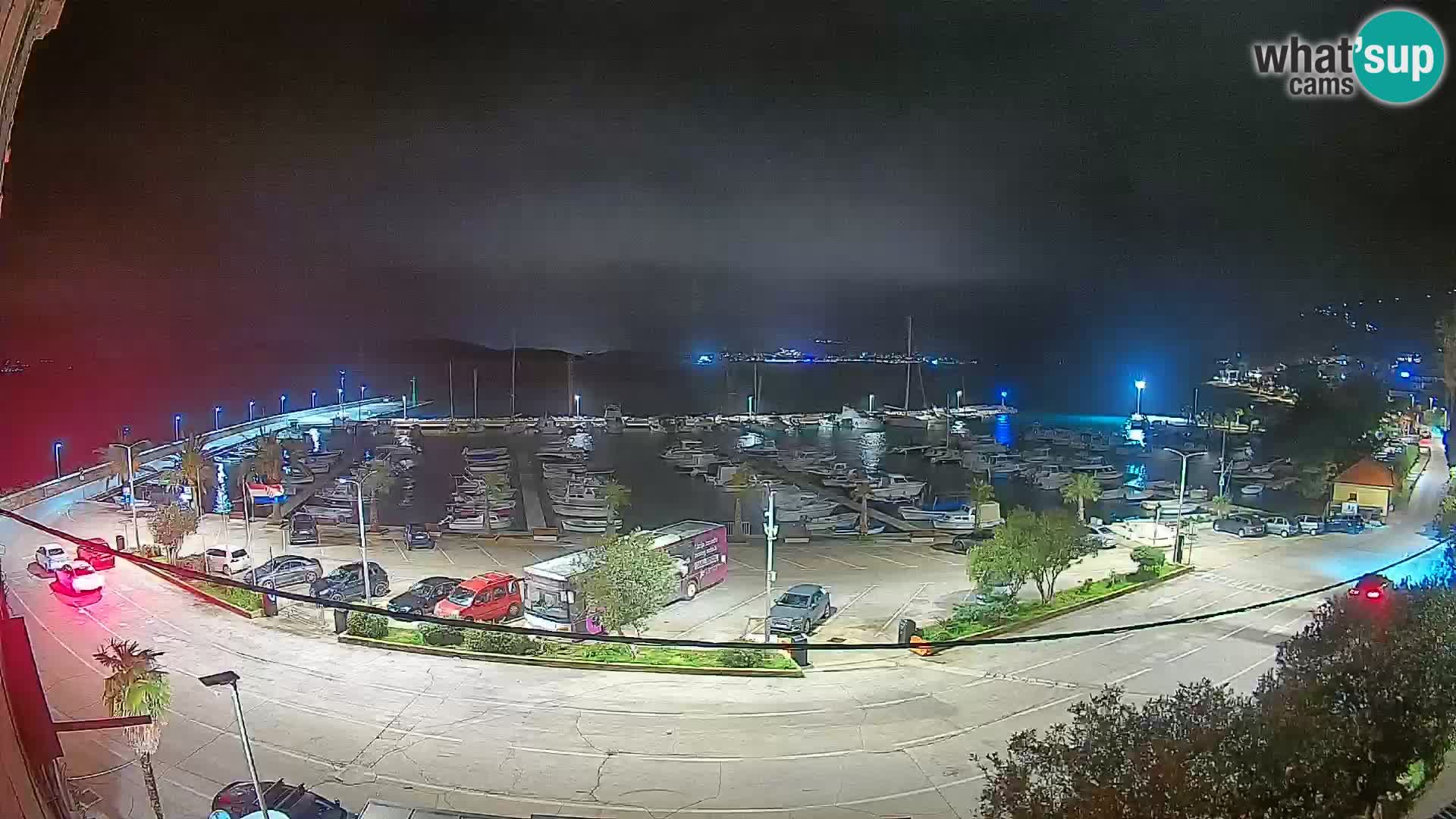 Spletna kamera Orebić Riva – Trajekt za Korčulo v živo