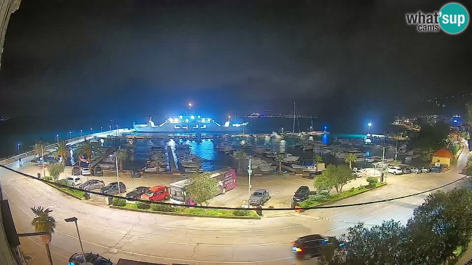 Spletna kamera Orebić Riva – Trajekt za Korčulo v živo