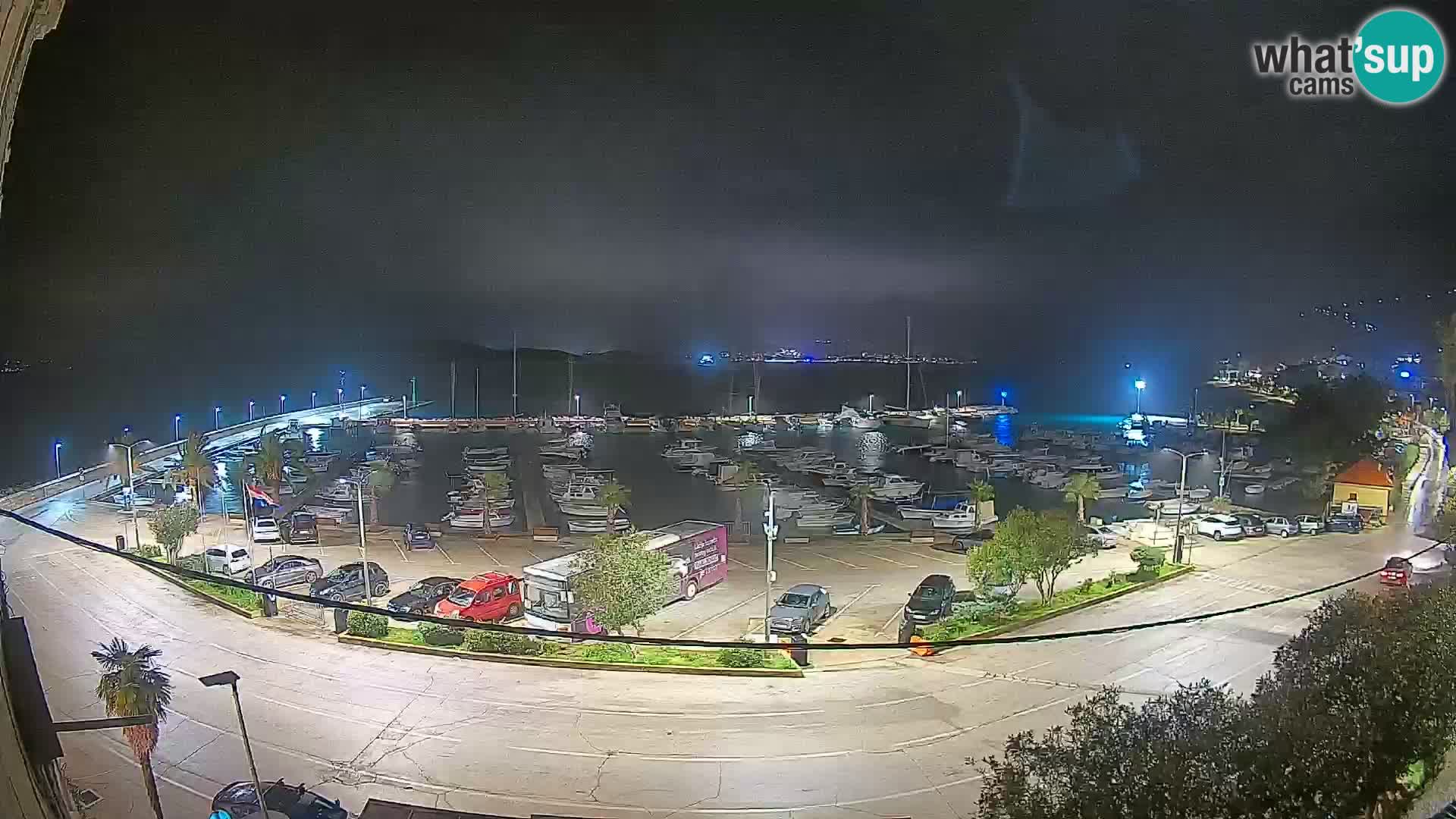 Spletna kamera Orebić Riva – Trajekt za Korčulo v živo