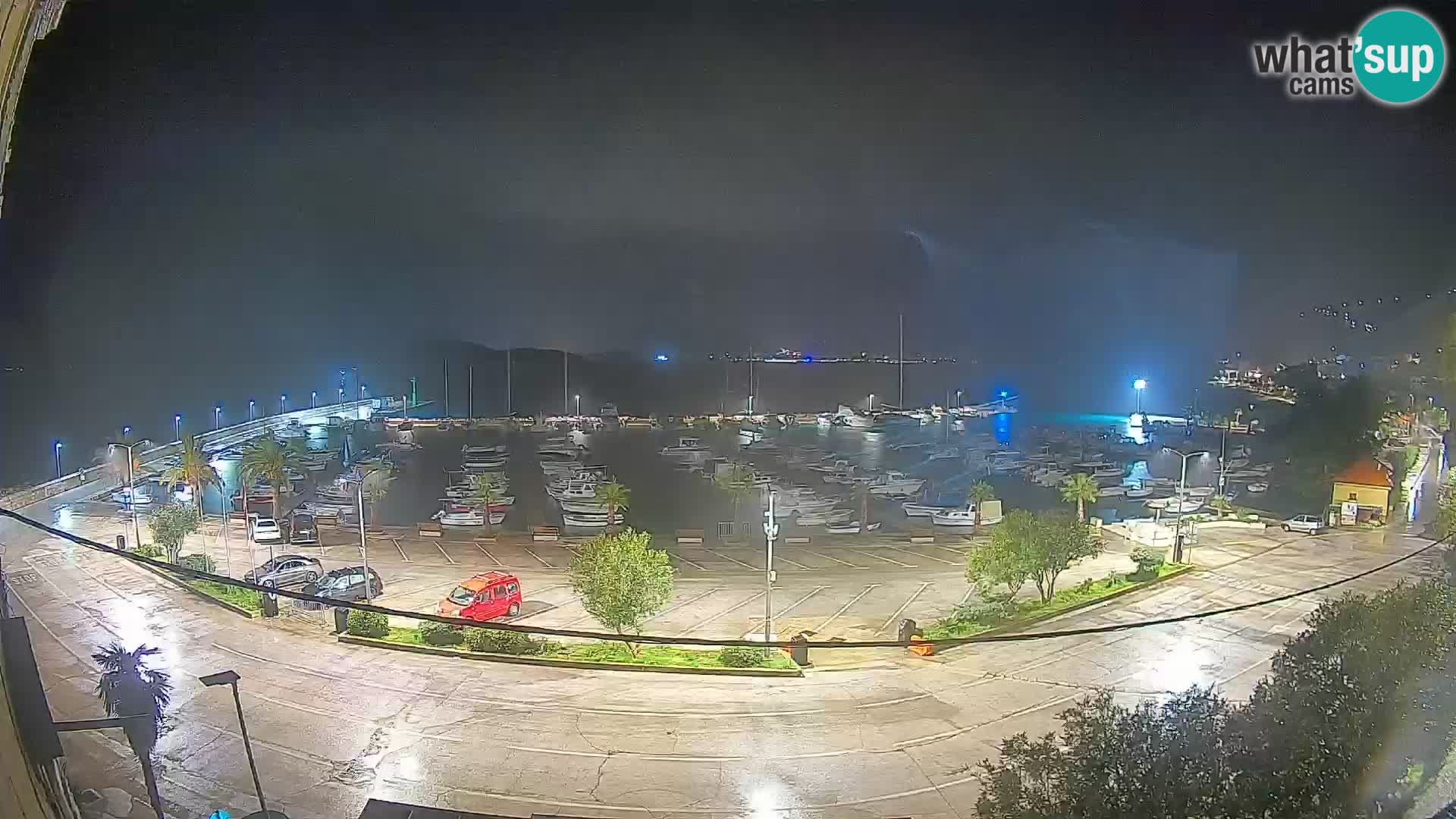 Webcam Orebić Riva – Ferry a Korčula en vivo