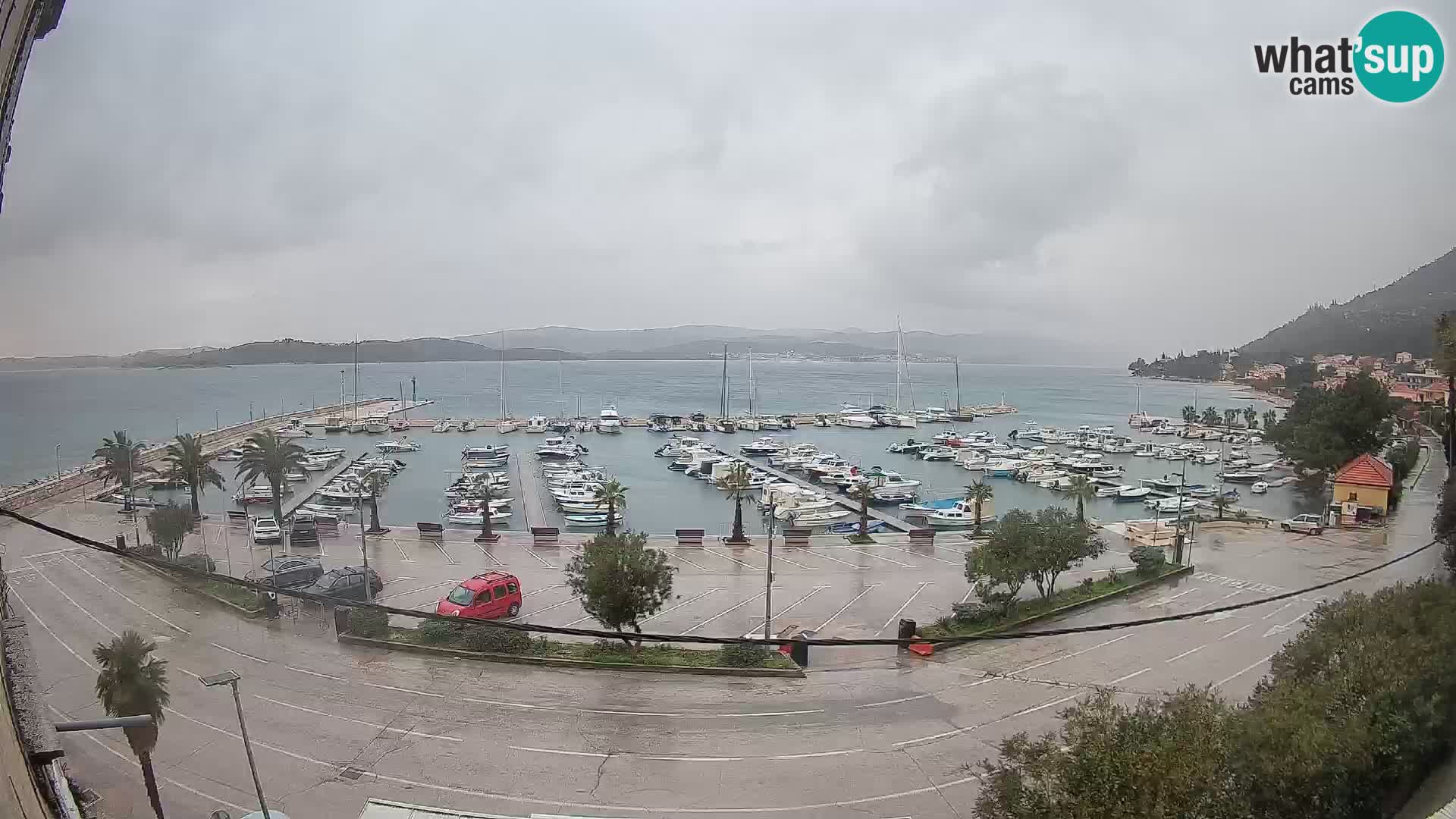 Webcam Orebić Riva – Ferry to Korčula Live