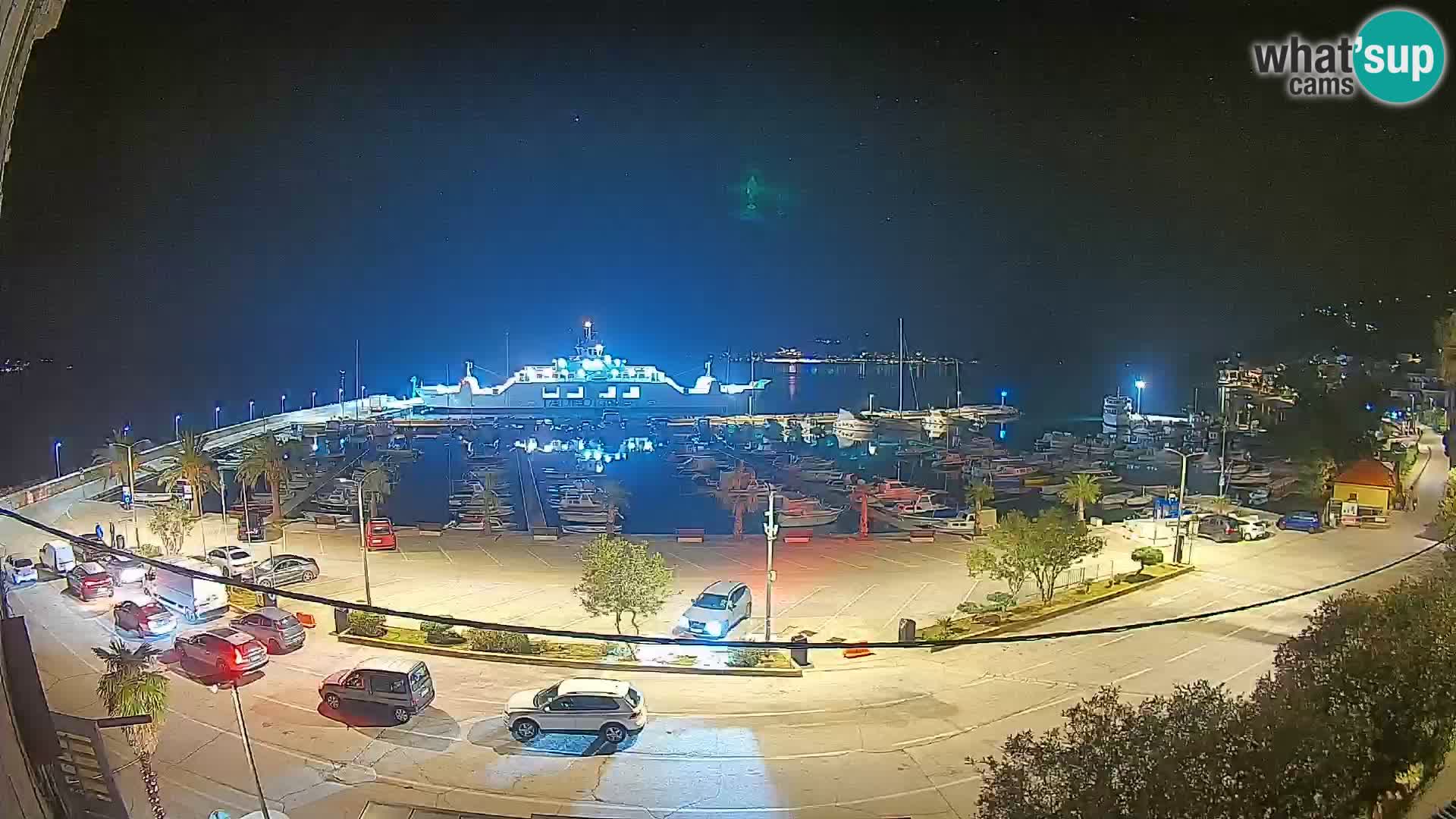 Webcam Orebić Riva – Ferry to Korčula Live