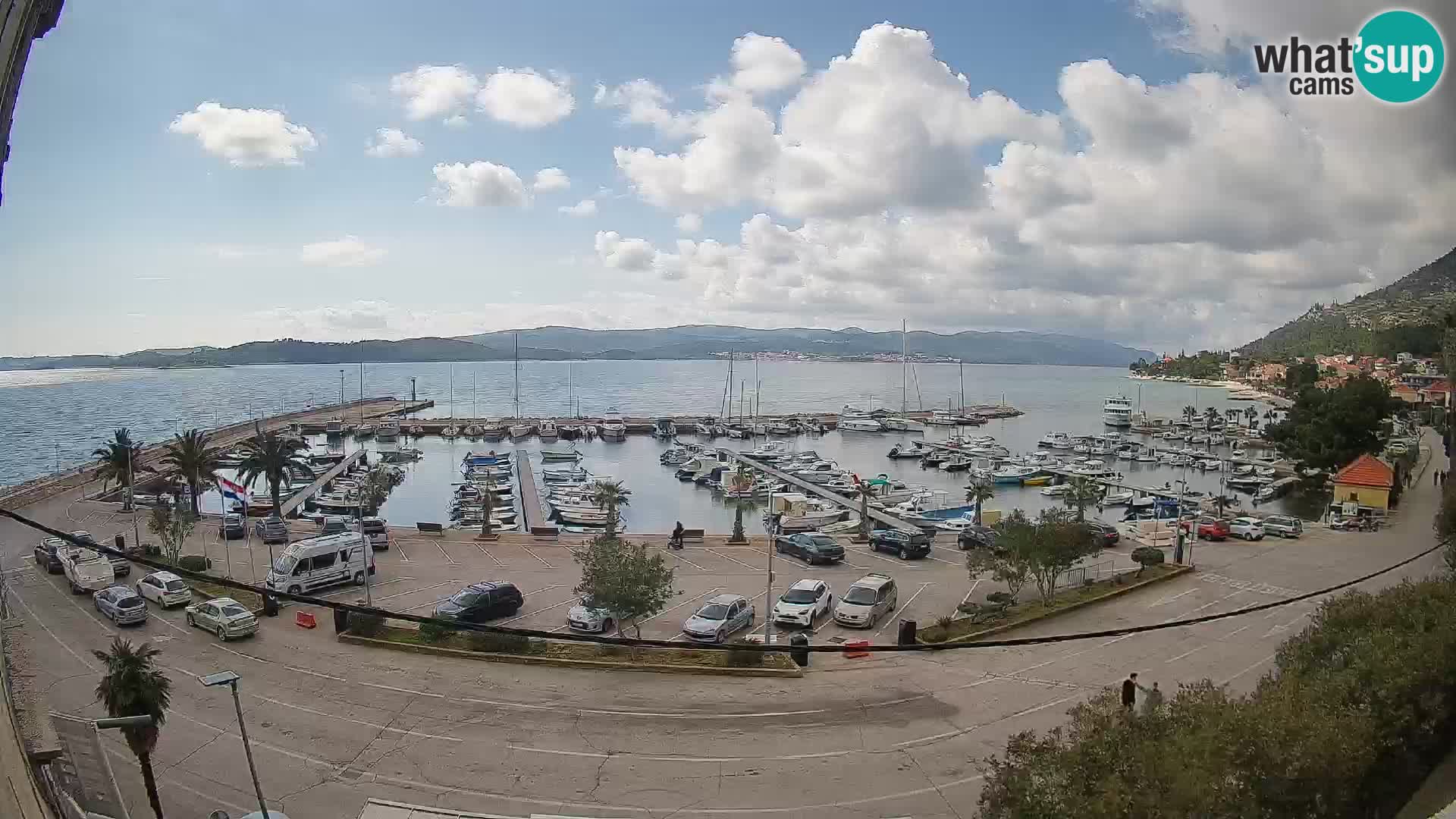 Webcam Orebić Riva – Ferry to Korčula Live