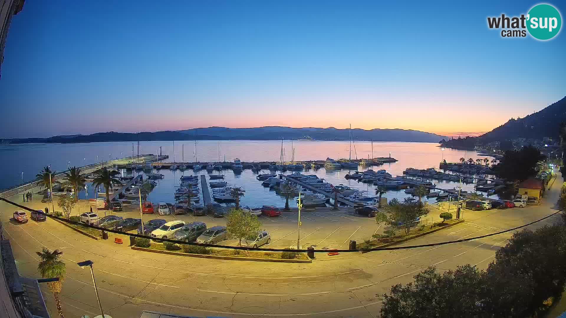 Webcam Orebić Uferpromenade – Fähre nach Korčula Live