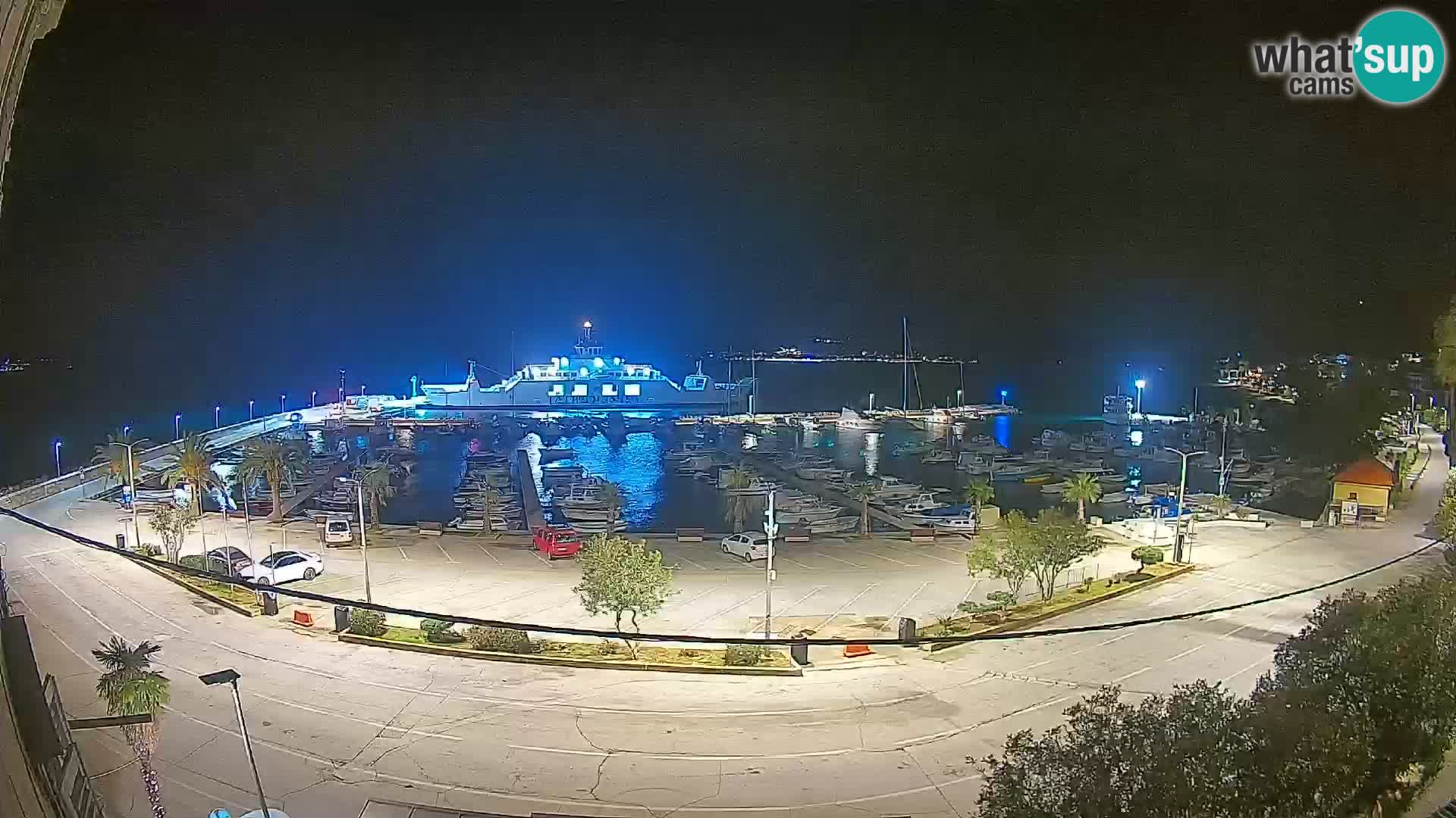 Webcam Orebić Riva – Ferry vers Korčula en direct