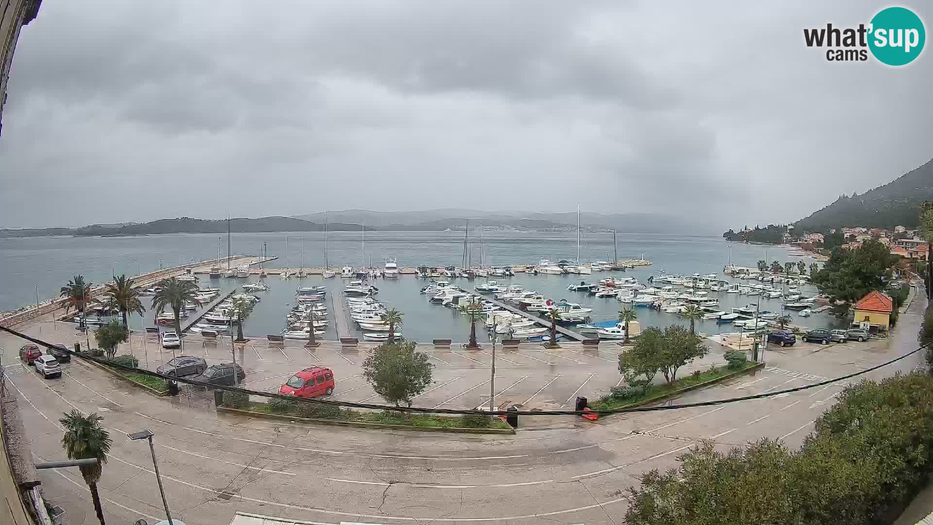 Webcam Orebić Riva – Ferry to Korčula Live