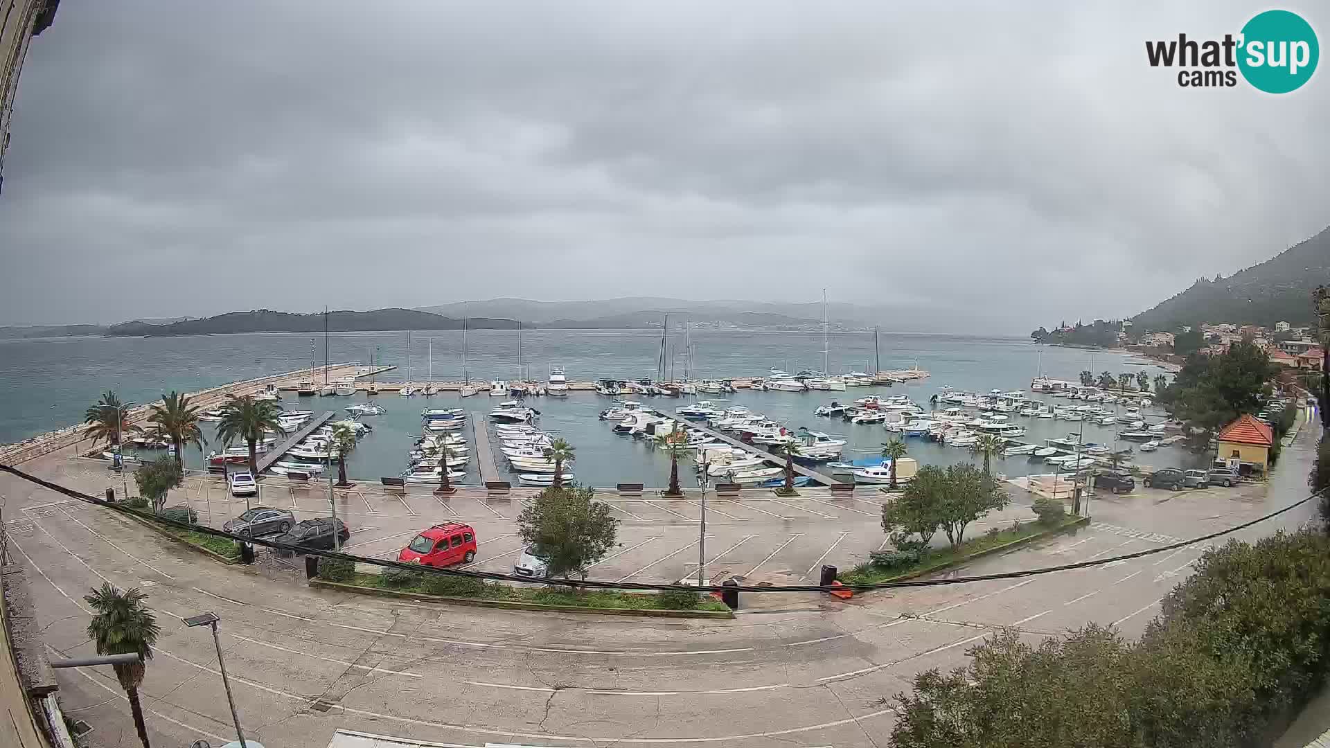 Web kamera Orebić Riva – Trajekt za Korčulu uživo