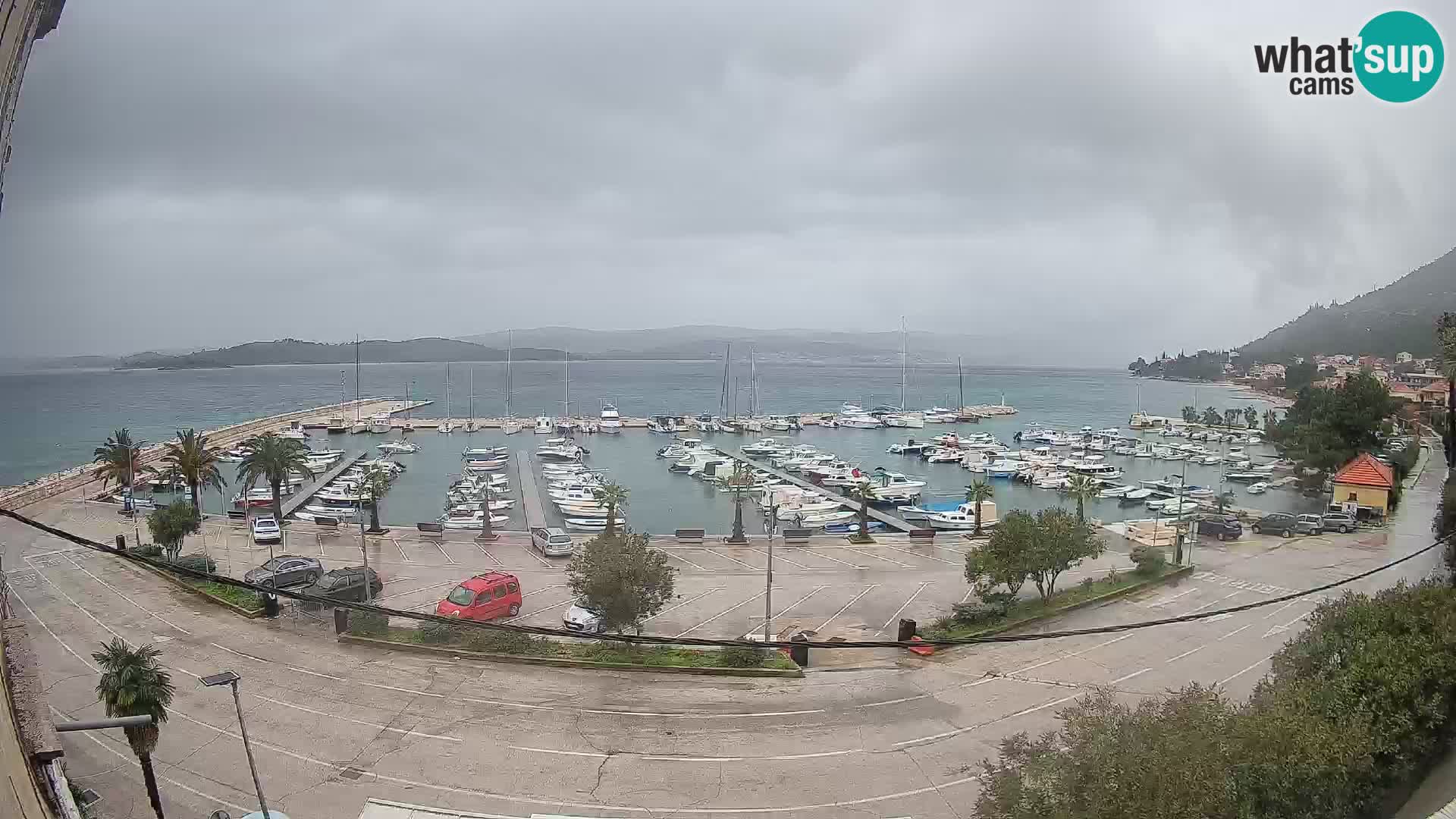 Webcam Orebić Riva – Ferry to Korčula Live