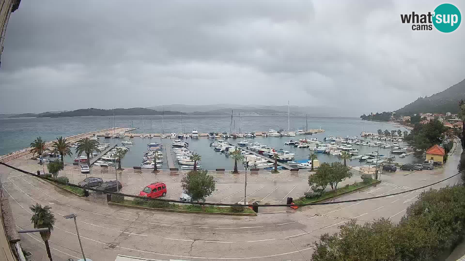 Webcam Orebić Riva – Ferry vers Korčula en direct
