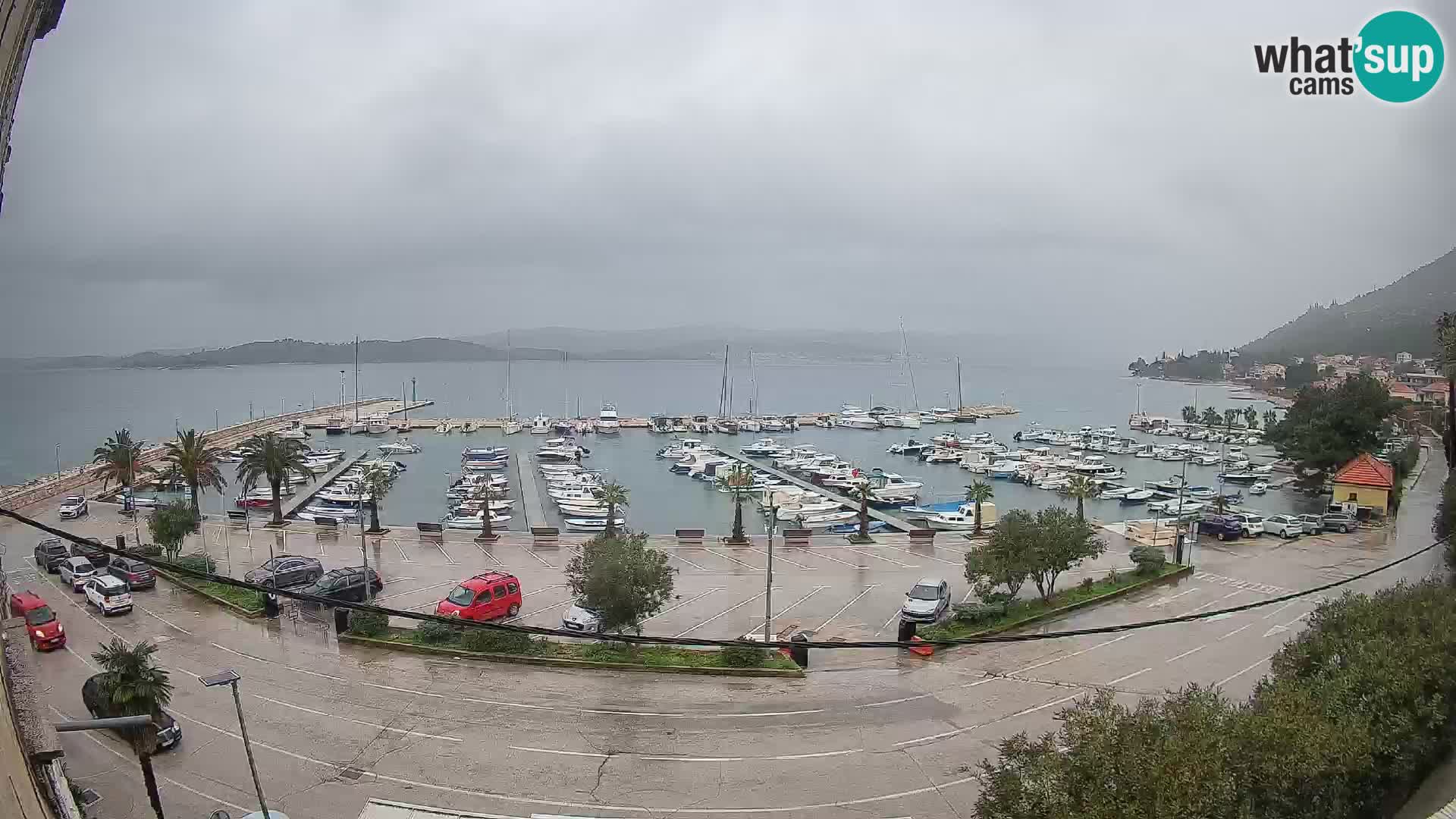 Web kamera Orebić Riva – Trajekt za Korčulu uživo