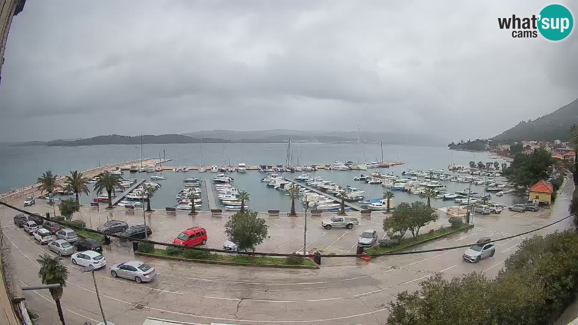 Webcam Orebić Riva – Ferry vers Korčula en direct
