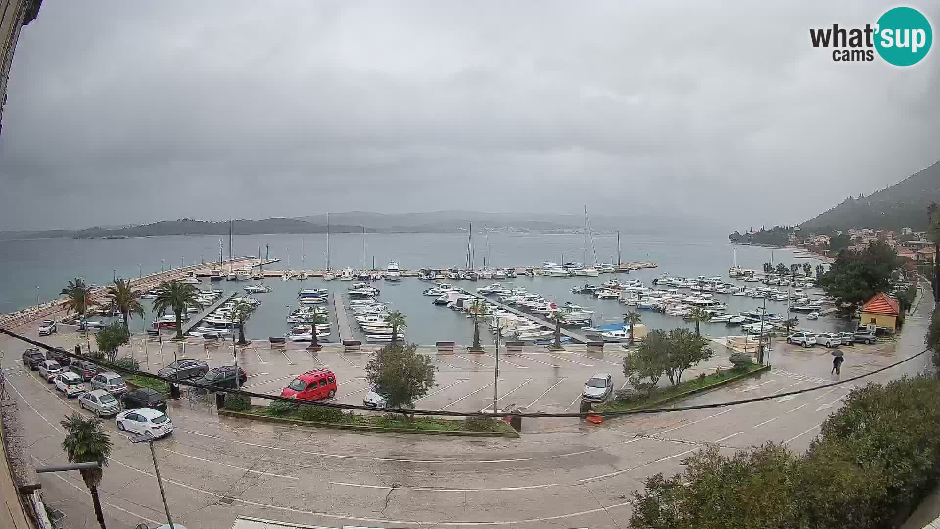 Webcam Orebić Riva – Ferry vers Korčula en direct