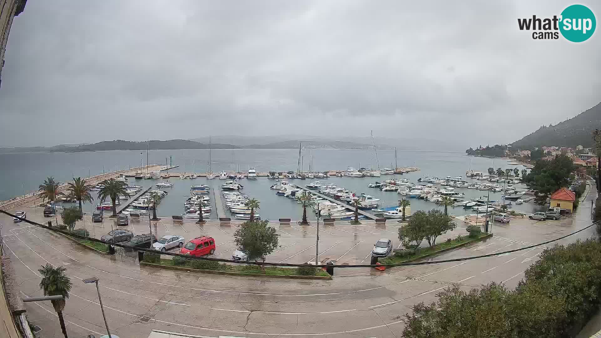 Webcam Orebić Riva – Ferry vers Korčula en direct