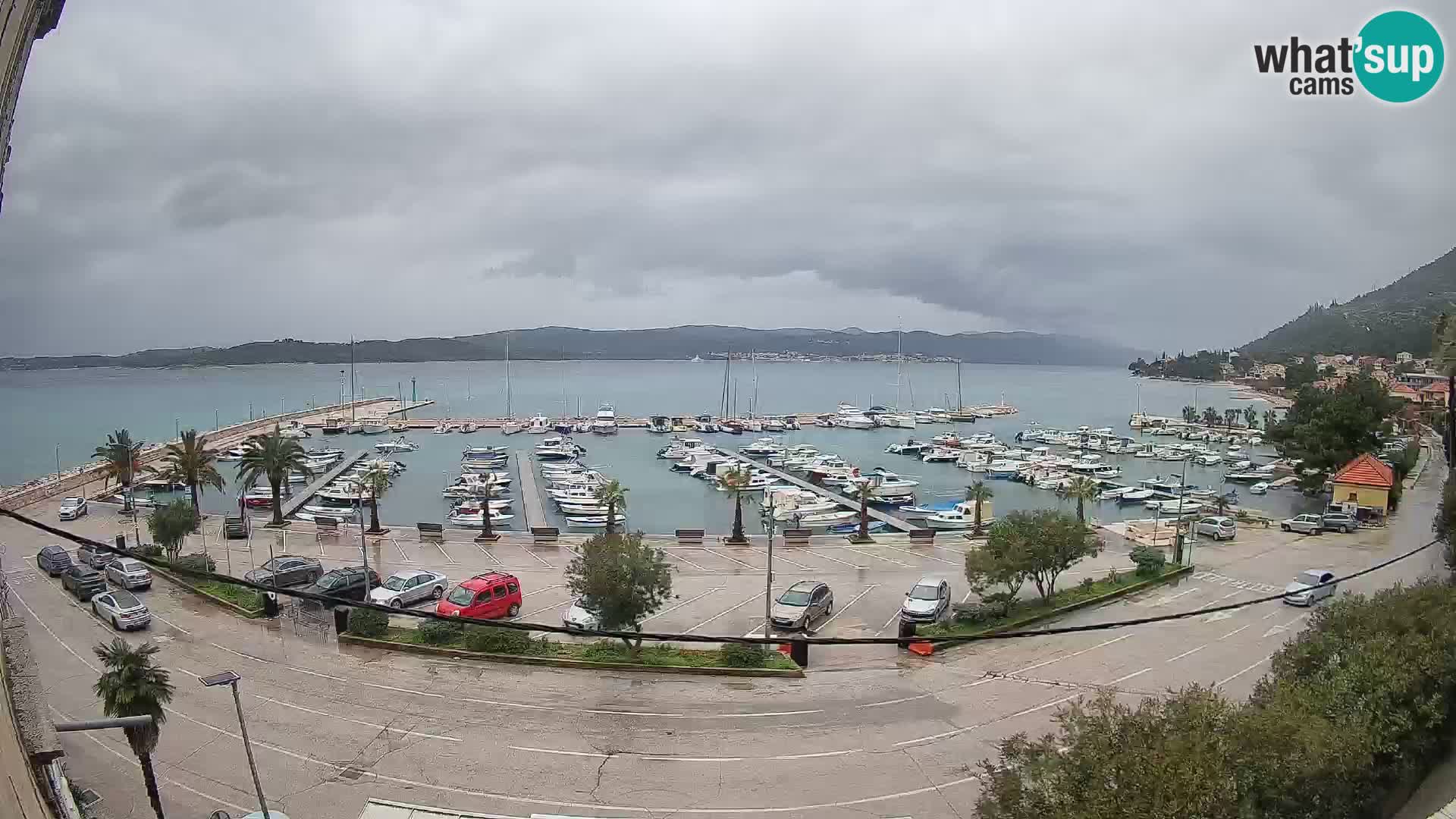 Webcam Orebić Riva – Ferry vers Korčula en direct