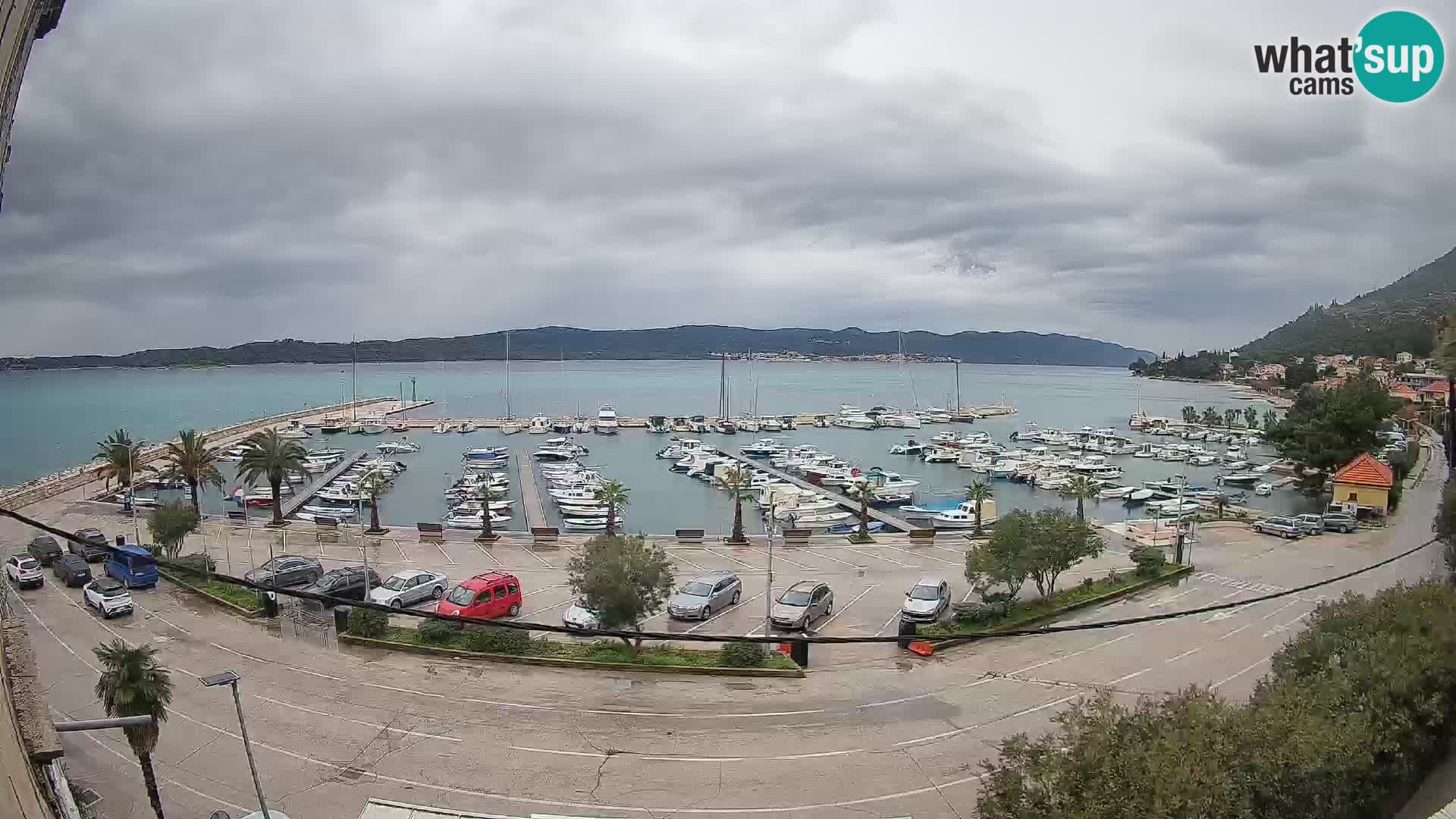 Web kamera Orebić Riva – Trajekt za Korčulu uživo